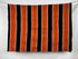 64x44 Striped Orange Woven Cloth