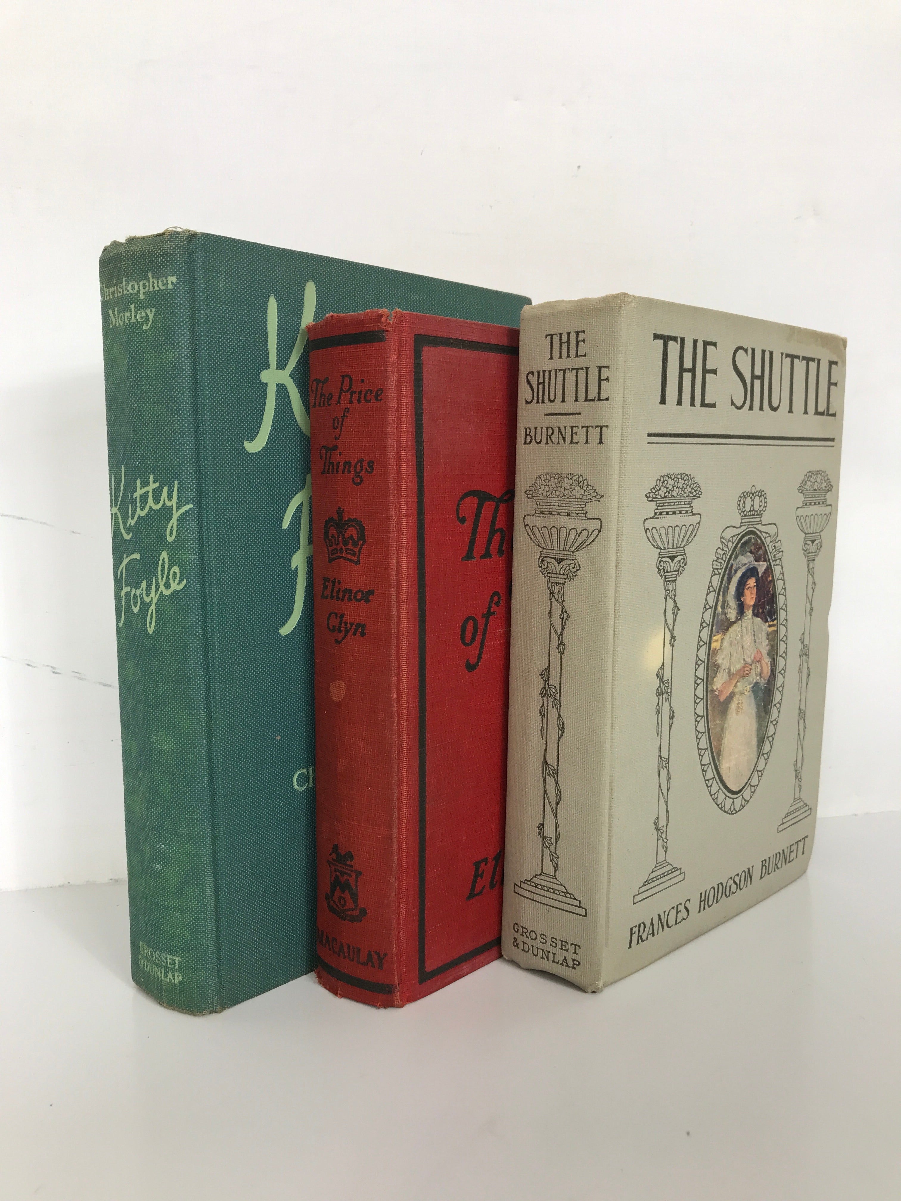 3 Vol Romance Lot: The Price of Things/The Shuttle/Kitty Foyle 1907-1939 HC