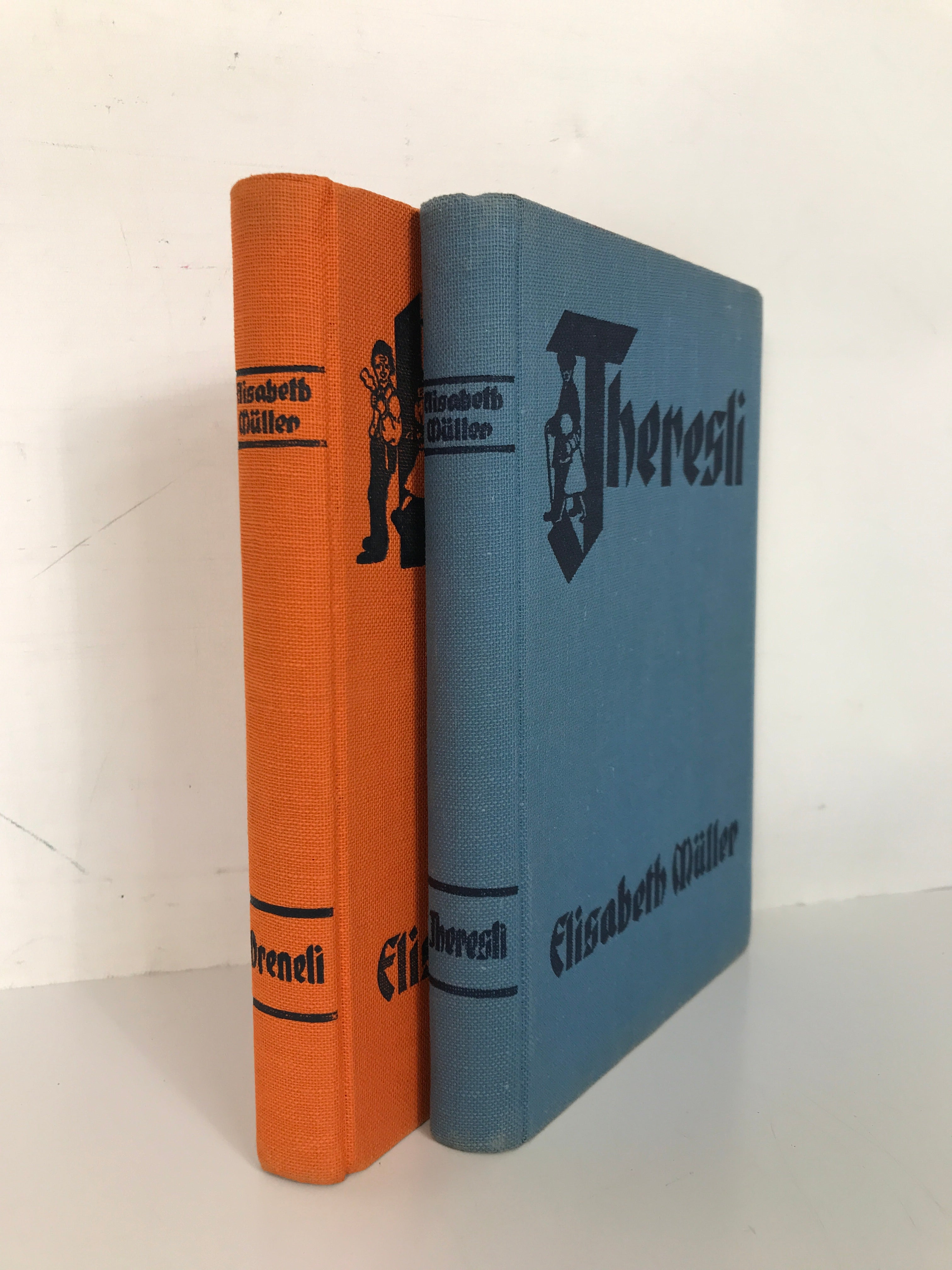 2 German Children's Vols: Elisabeth Muller: Vreneli and Theresli 1931 HC