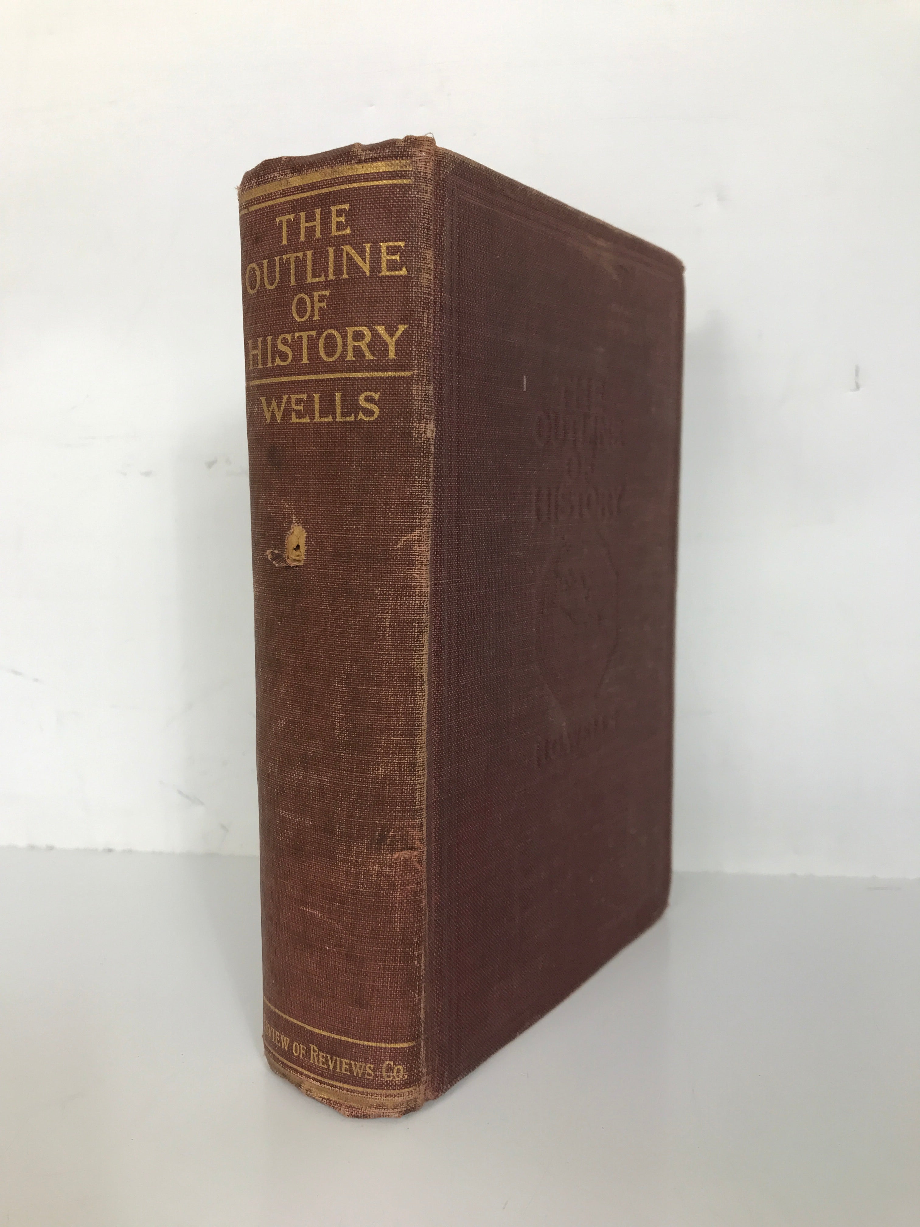 The Outline of History by H.G. Wells 1921 Third Edition Antique HC