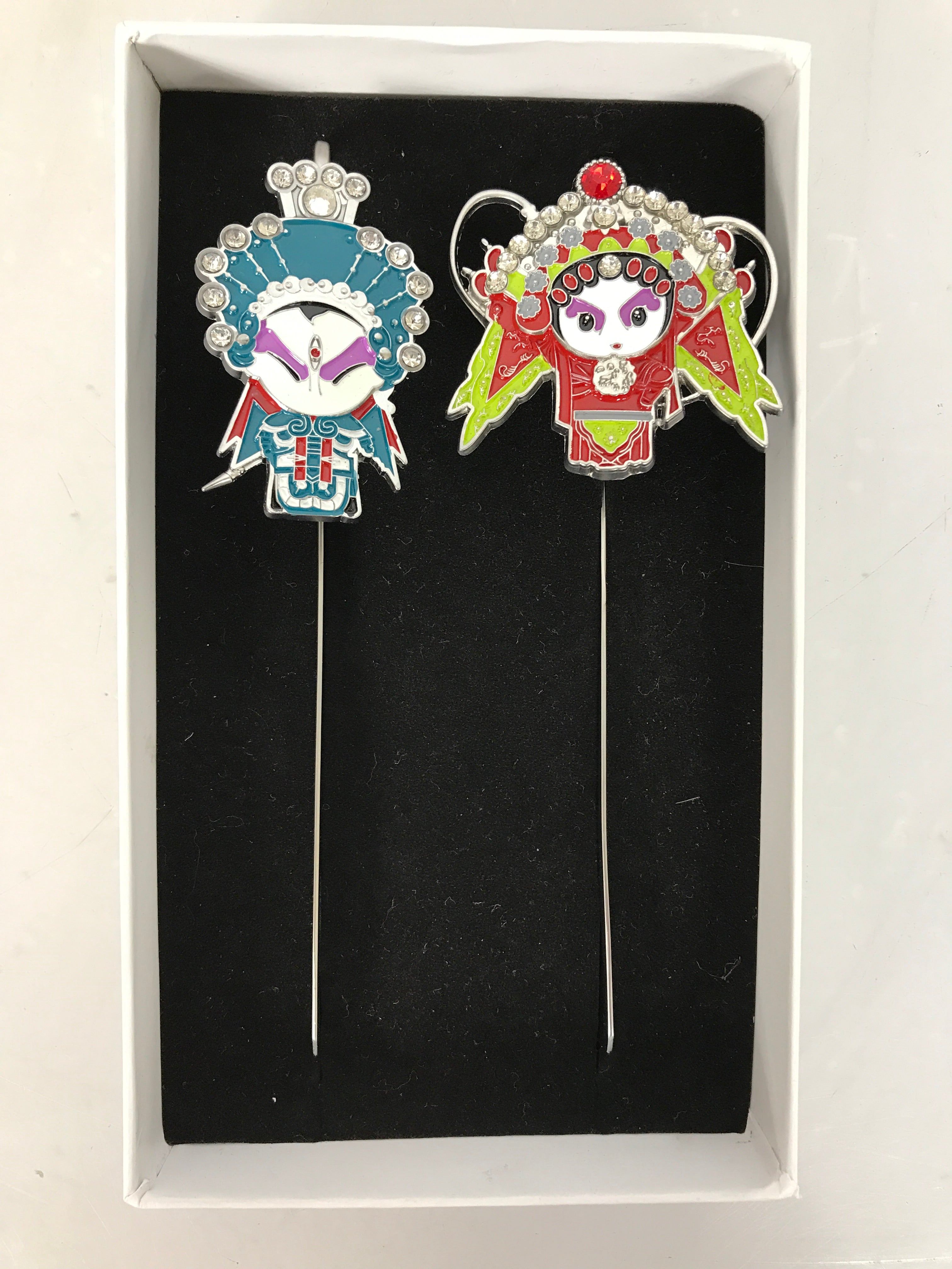 Set of 2 Metal Bookmarks China National Essence Culture Collections #2