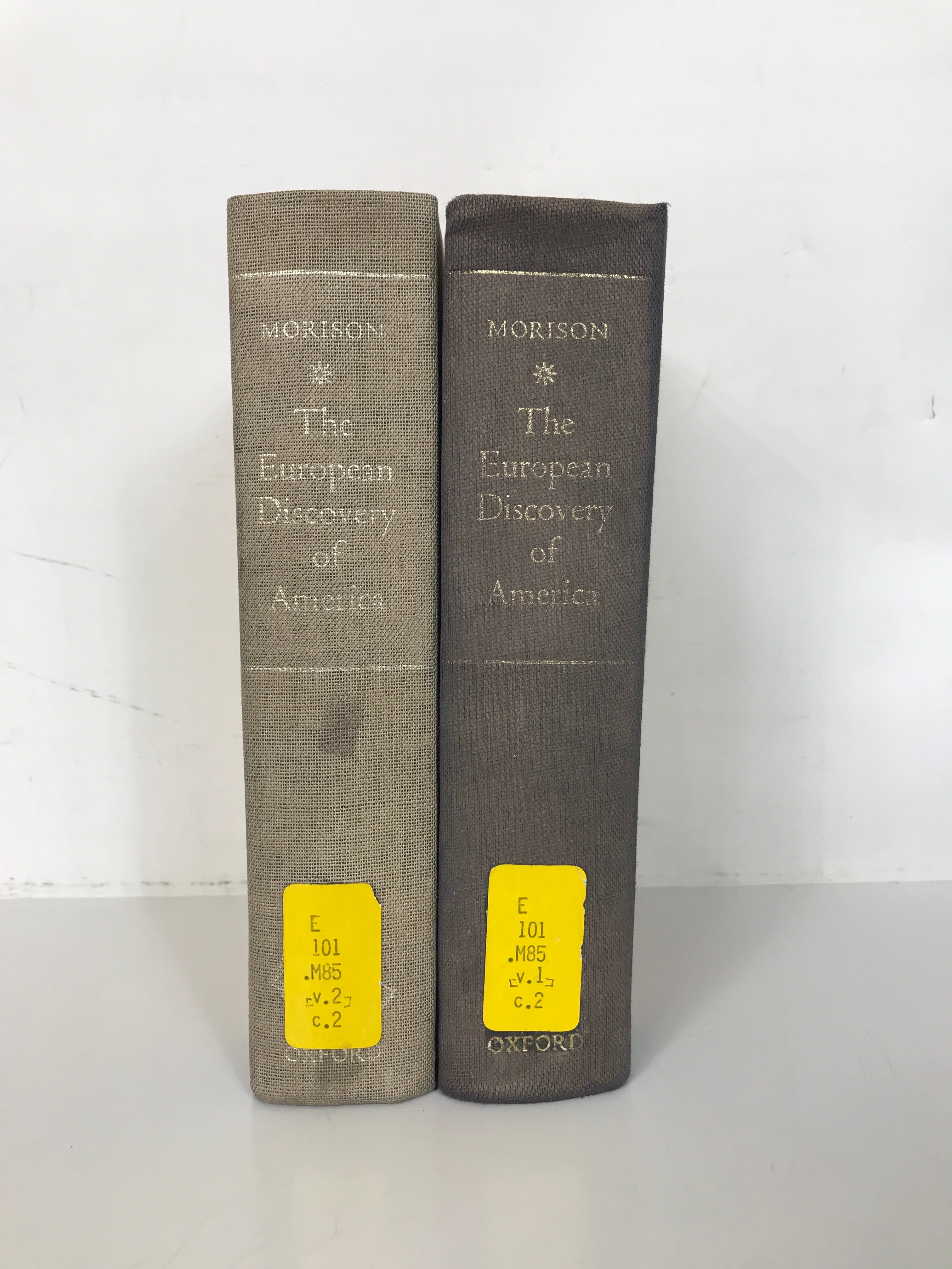 2 Vol: The European Discovery of America by Morison North & South 1971-1974 HC