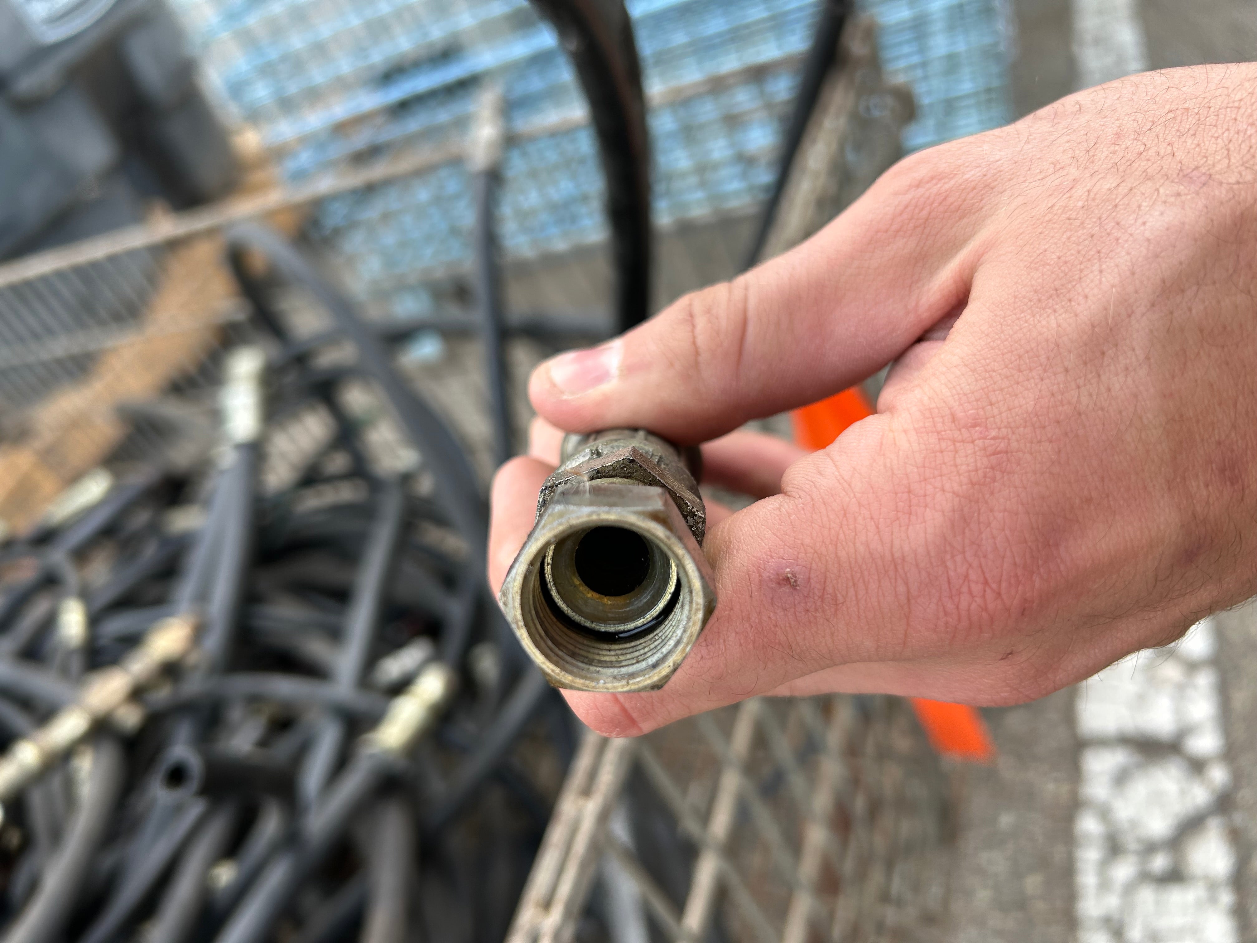 Lot of Hydraulic Hoses for Parts or Repair/Scrap Bid #607 - 280lbs