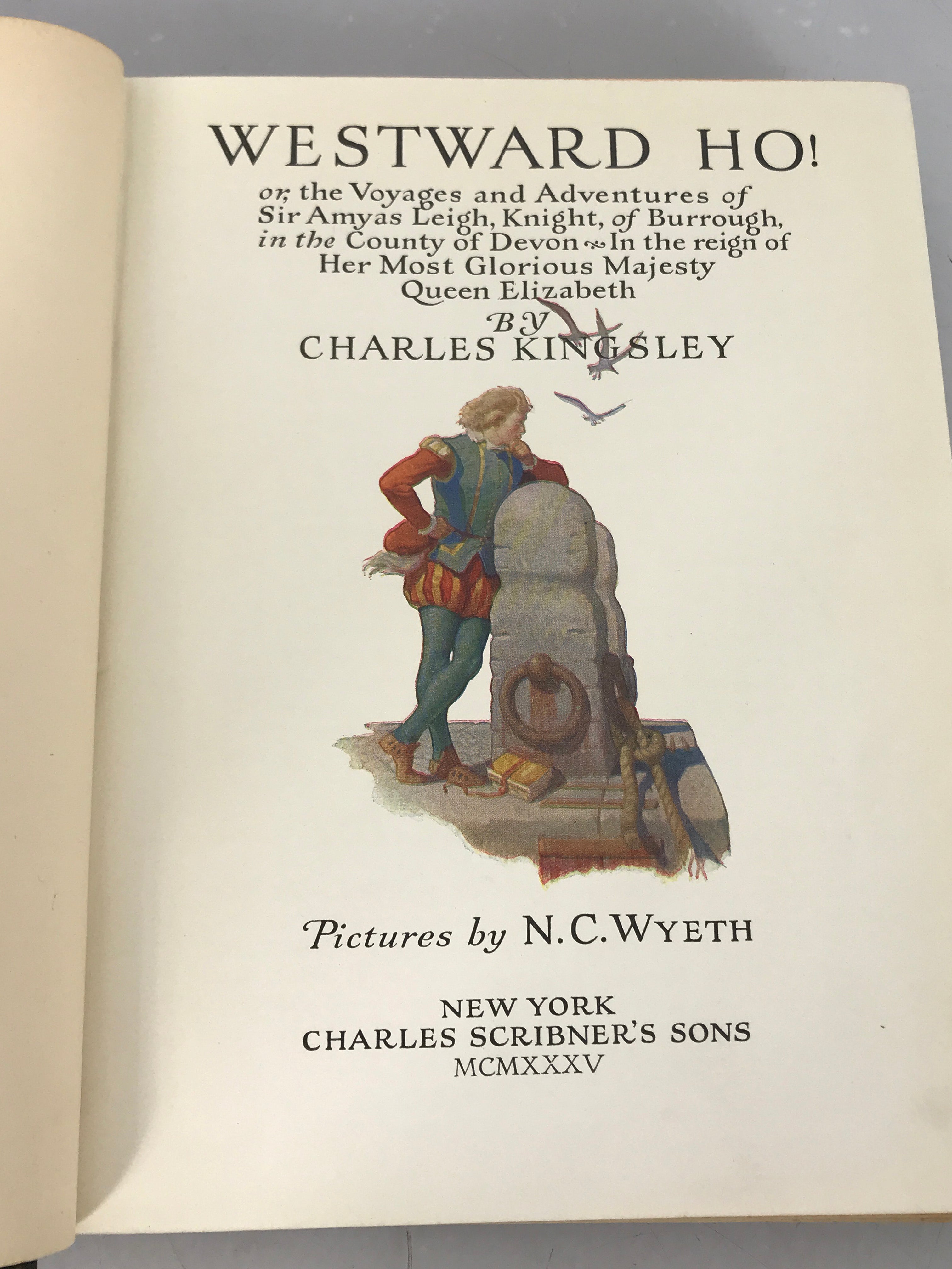 Westward Ho! Charles Kingsley and N.C. Wyeth 1935 HC
