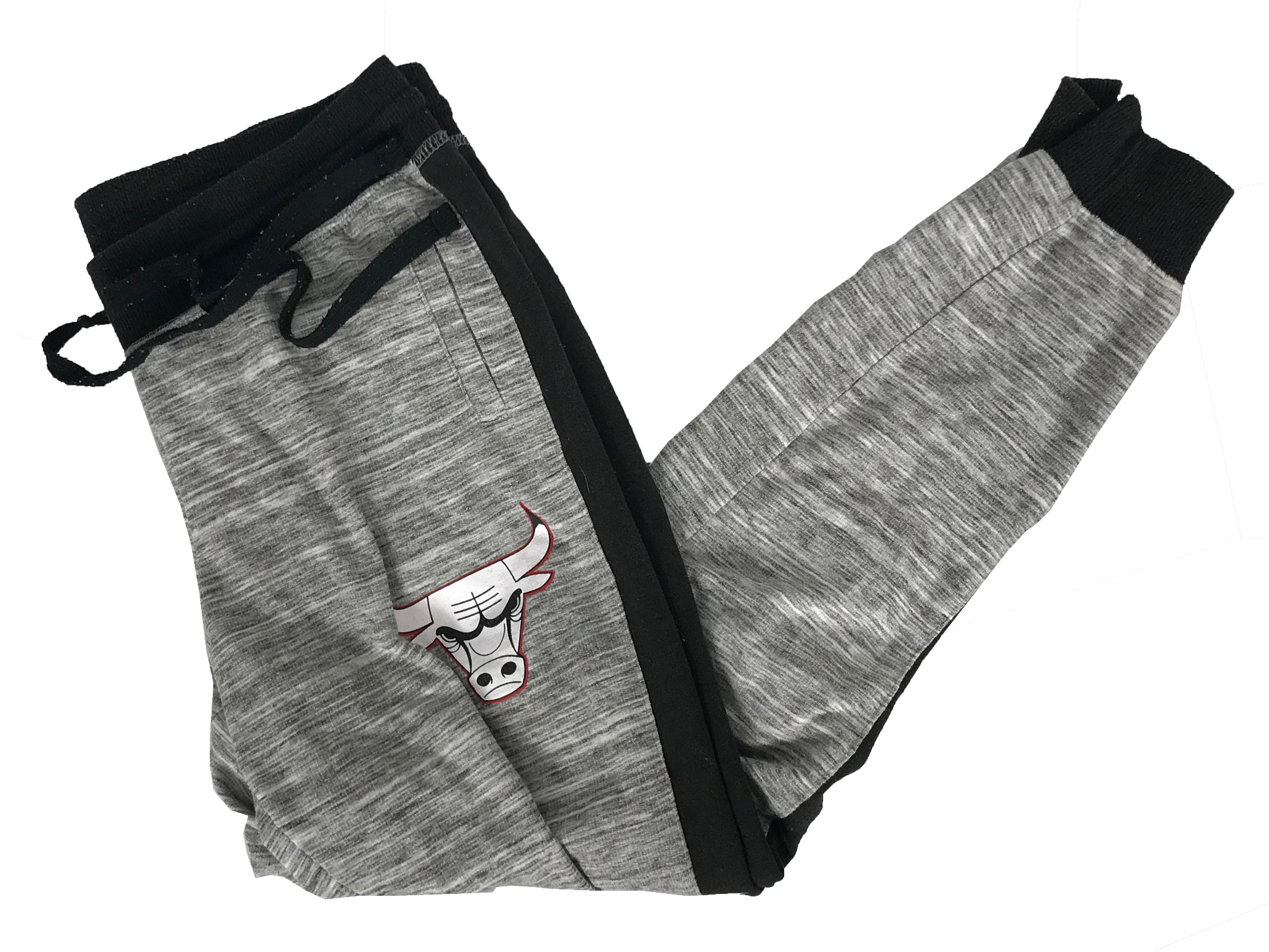 NBA Gray and Black Chicago Bulls Sweatpants Men's Size M – MSU Surplus Store