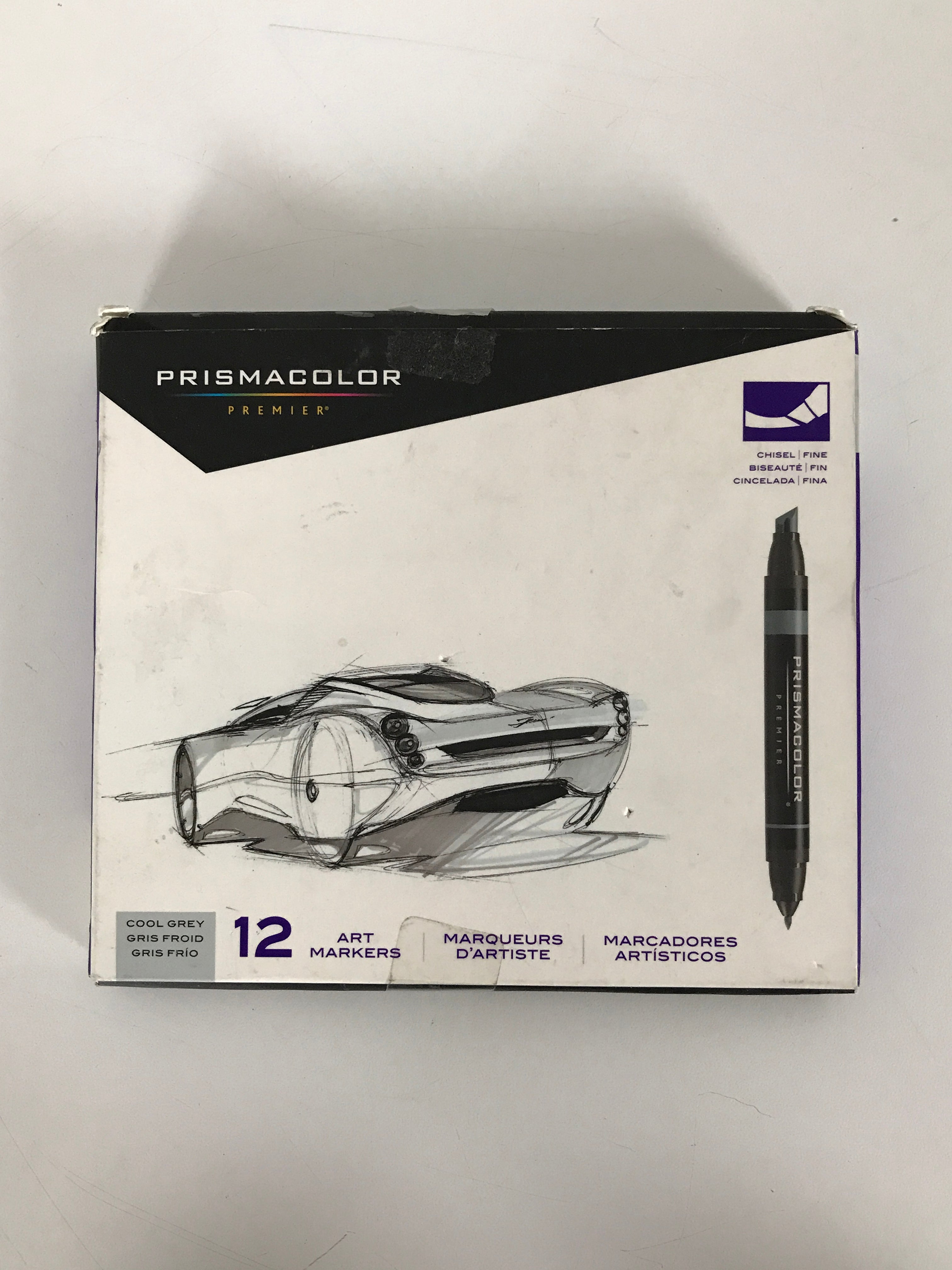 Prismacolor Premier Art Markers (Cool Grey) - Set 12 Marcadores