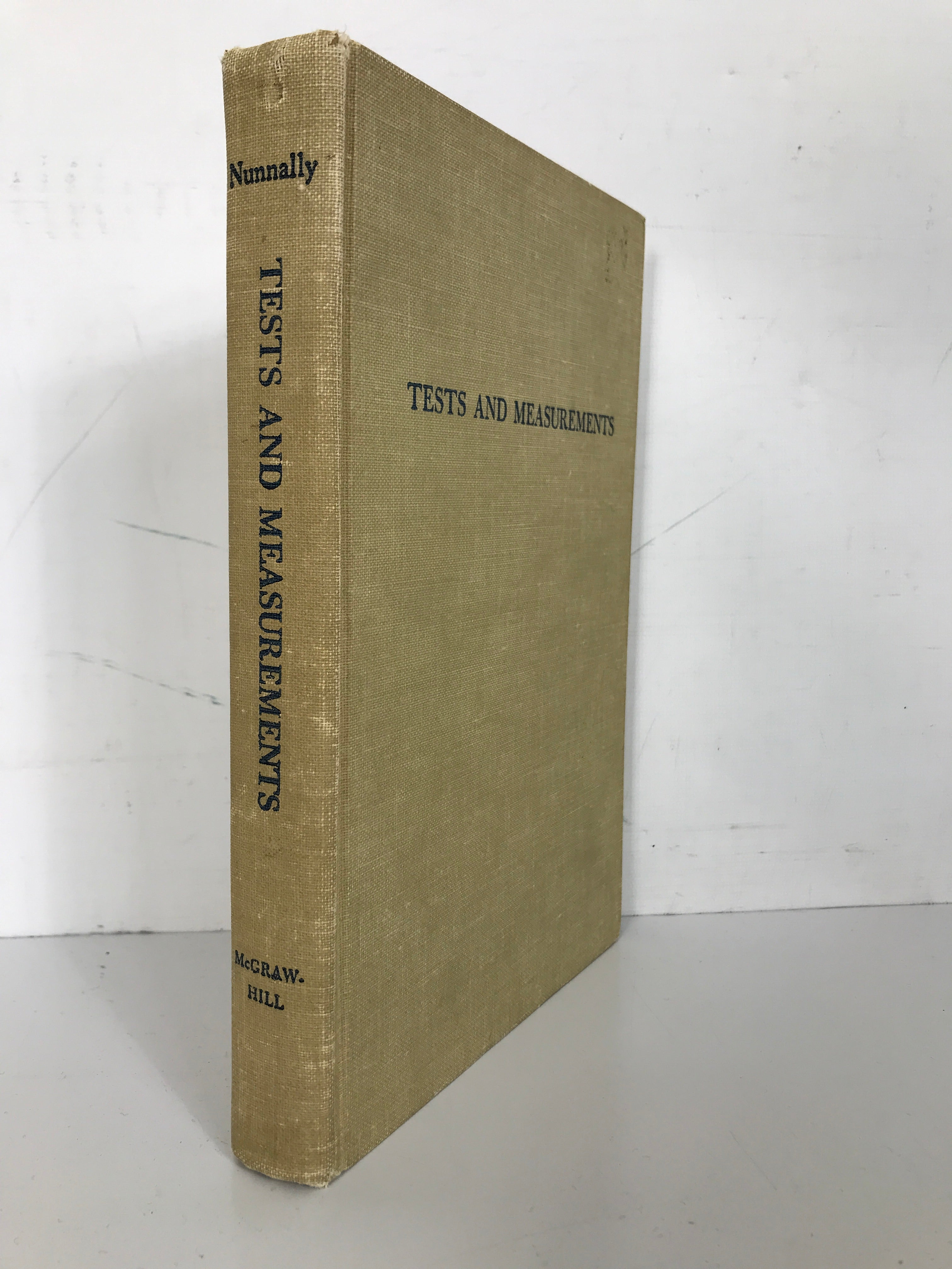 Tests and Measurements Assessment and Prediction by Nunnally 1959 Vintage HC