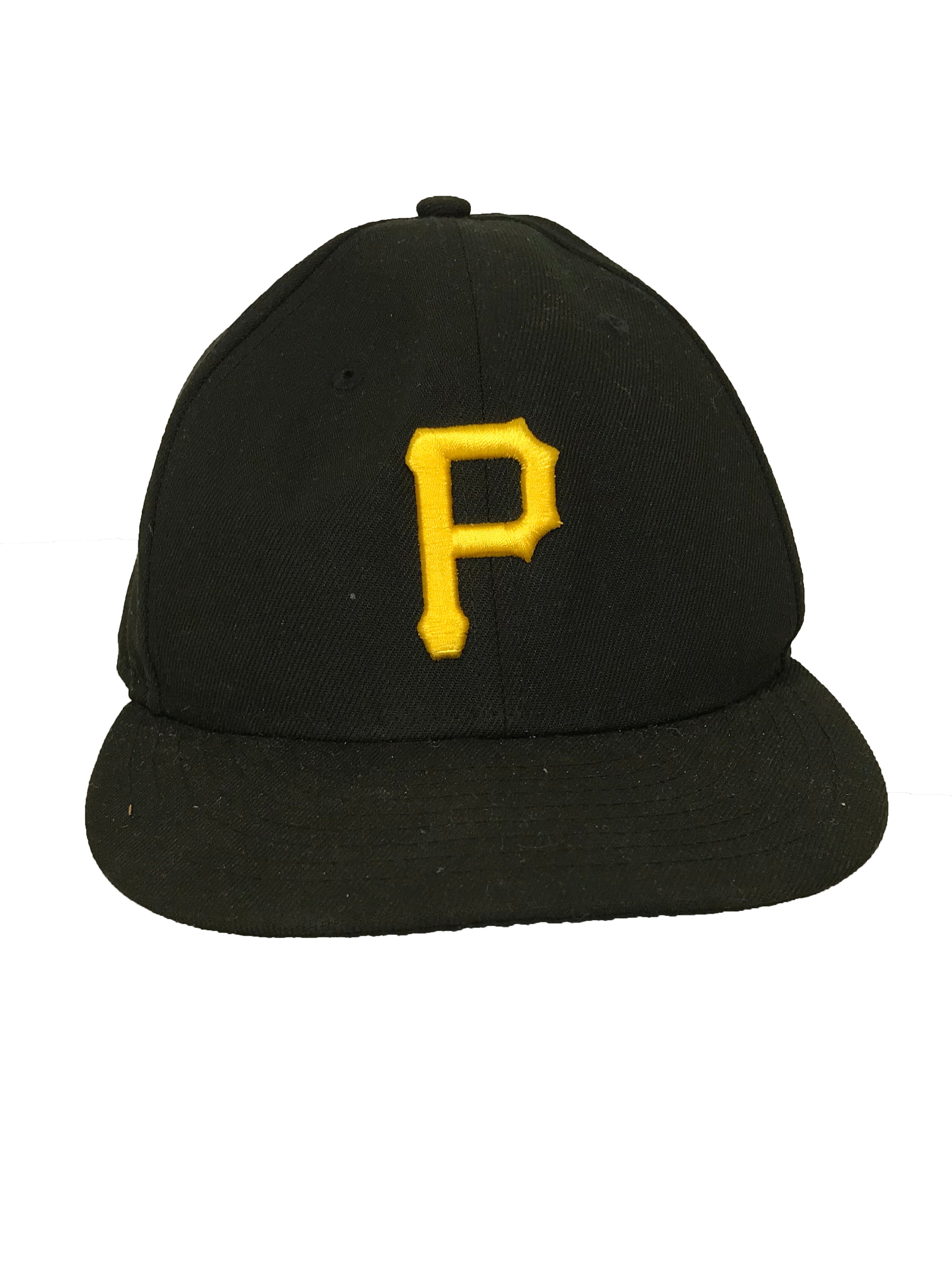 New Era Pittsburgh Pirates Black Fitted Baseball Hat Unisex Size 7 1/4 –  MSU Surplus Store