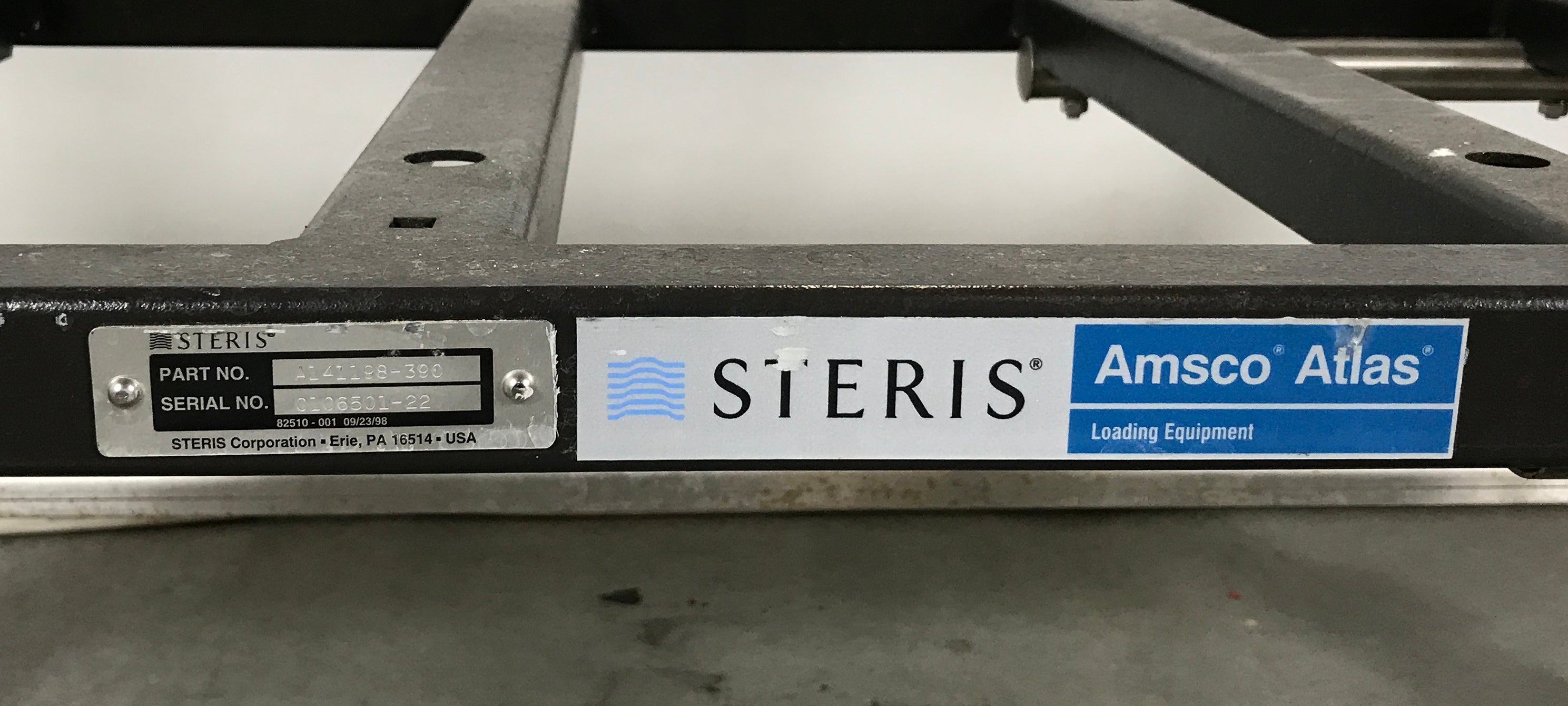 Loading/Unloading Cart for Steris Autoclaves