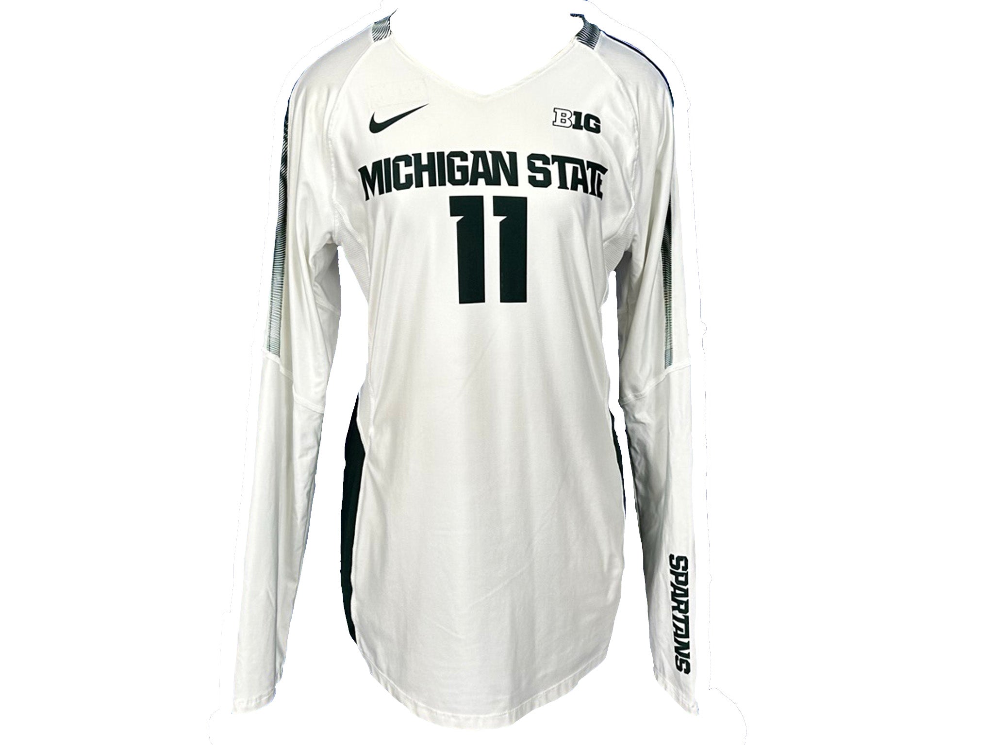 Nike White Michigan State Spartans Basketball Long Sleeve T-Shirt