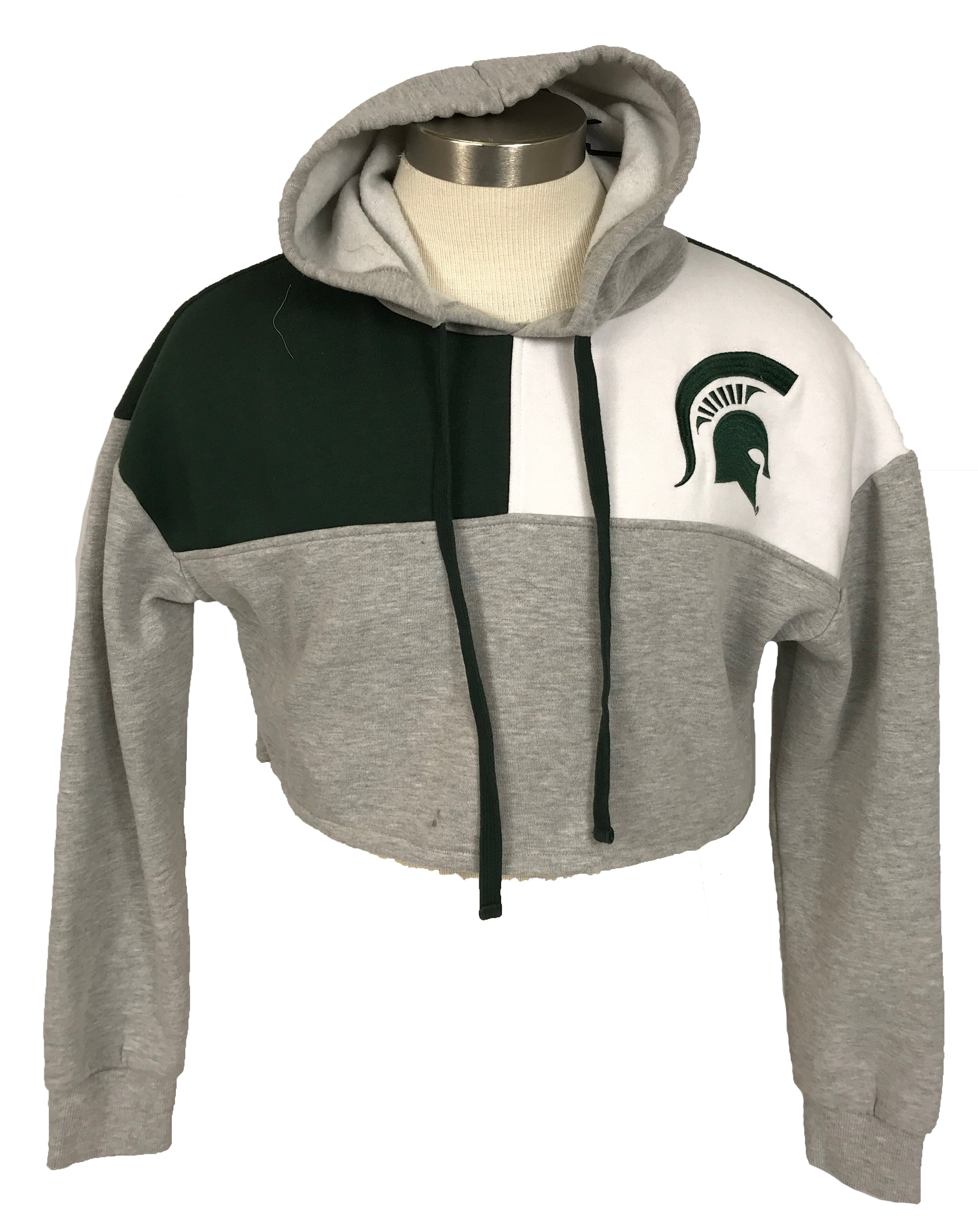 Hype and Vice Cropped Michigan State Hoodie Women's Size L