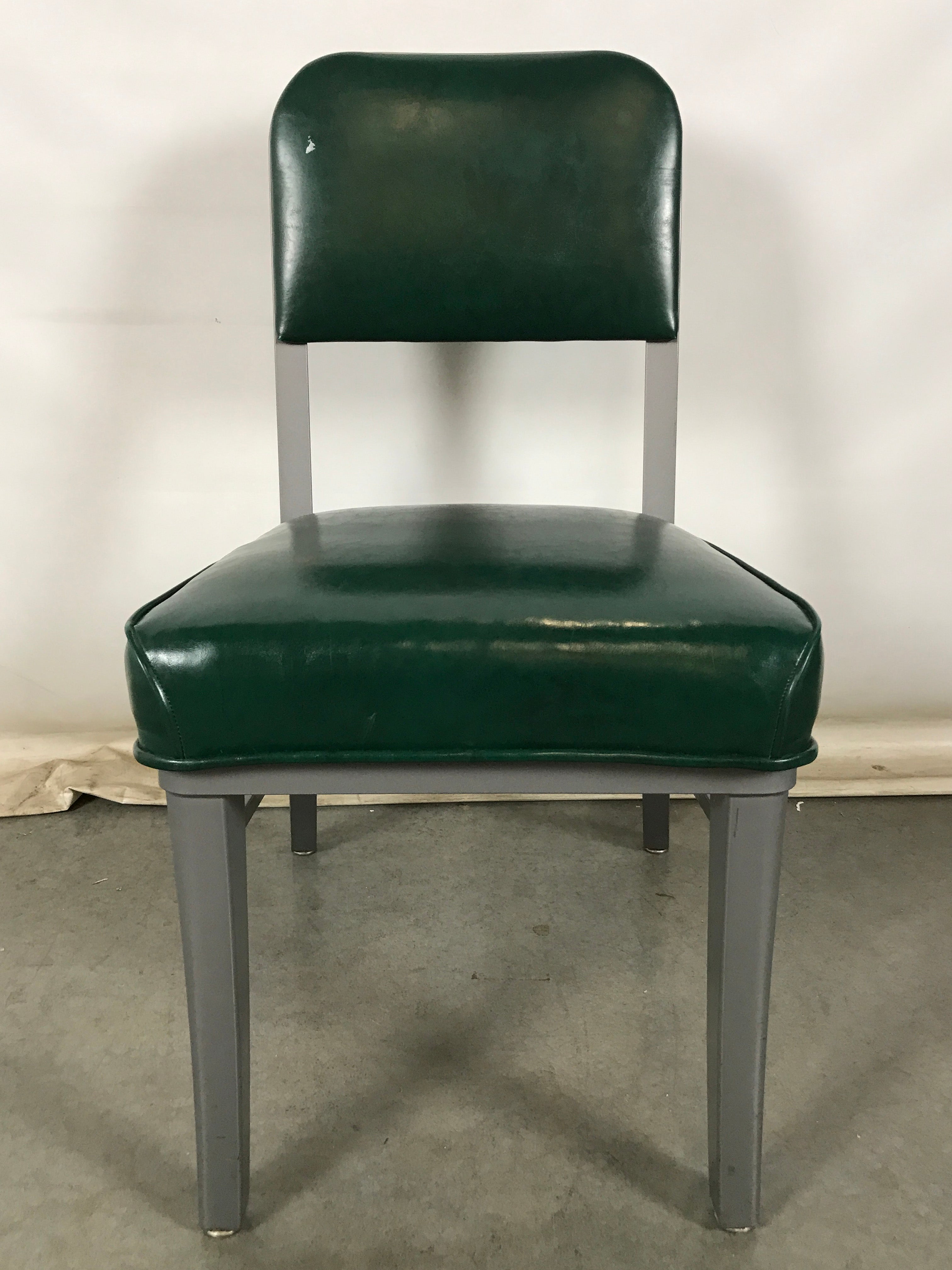 Steelcase Green Armless Chair