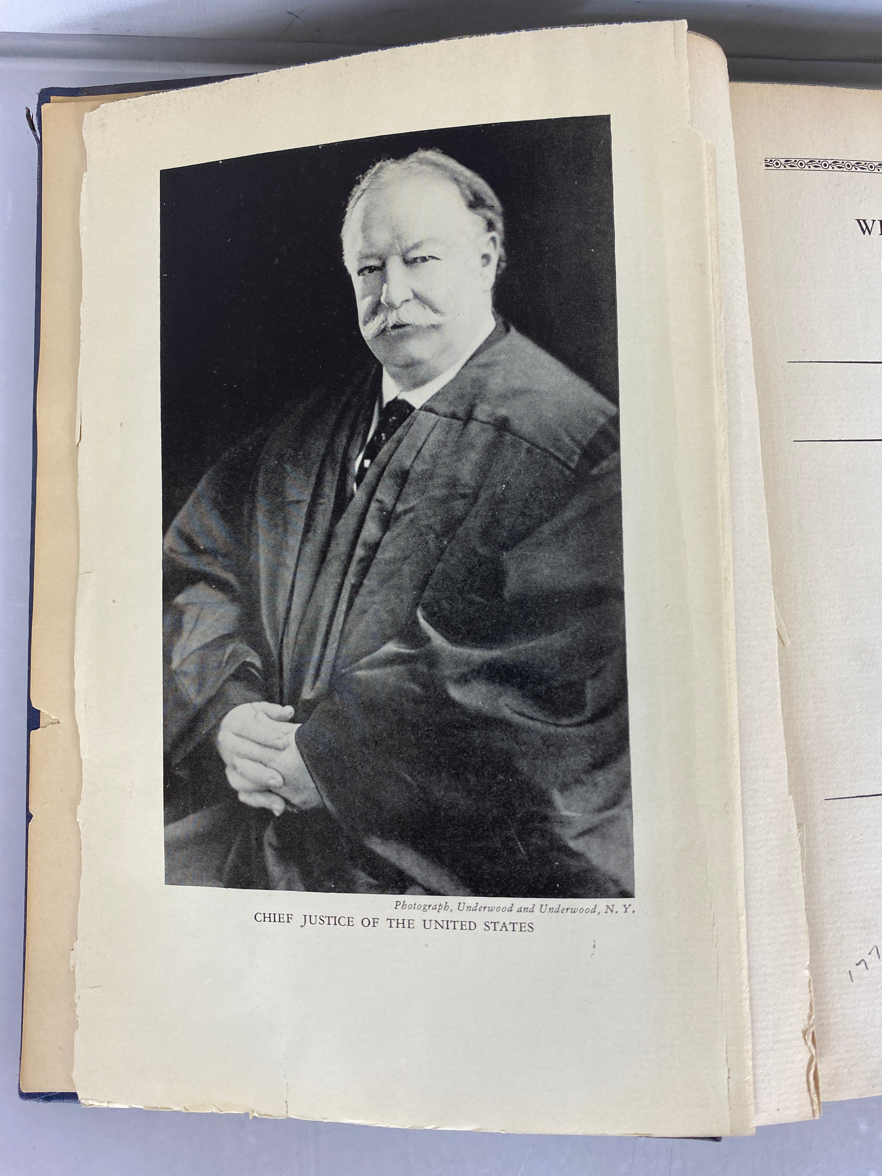 President William Howard Taft by Herbert S. Duffy 1930 HC