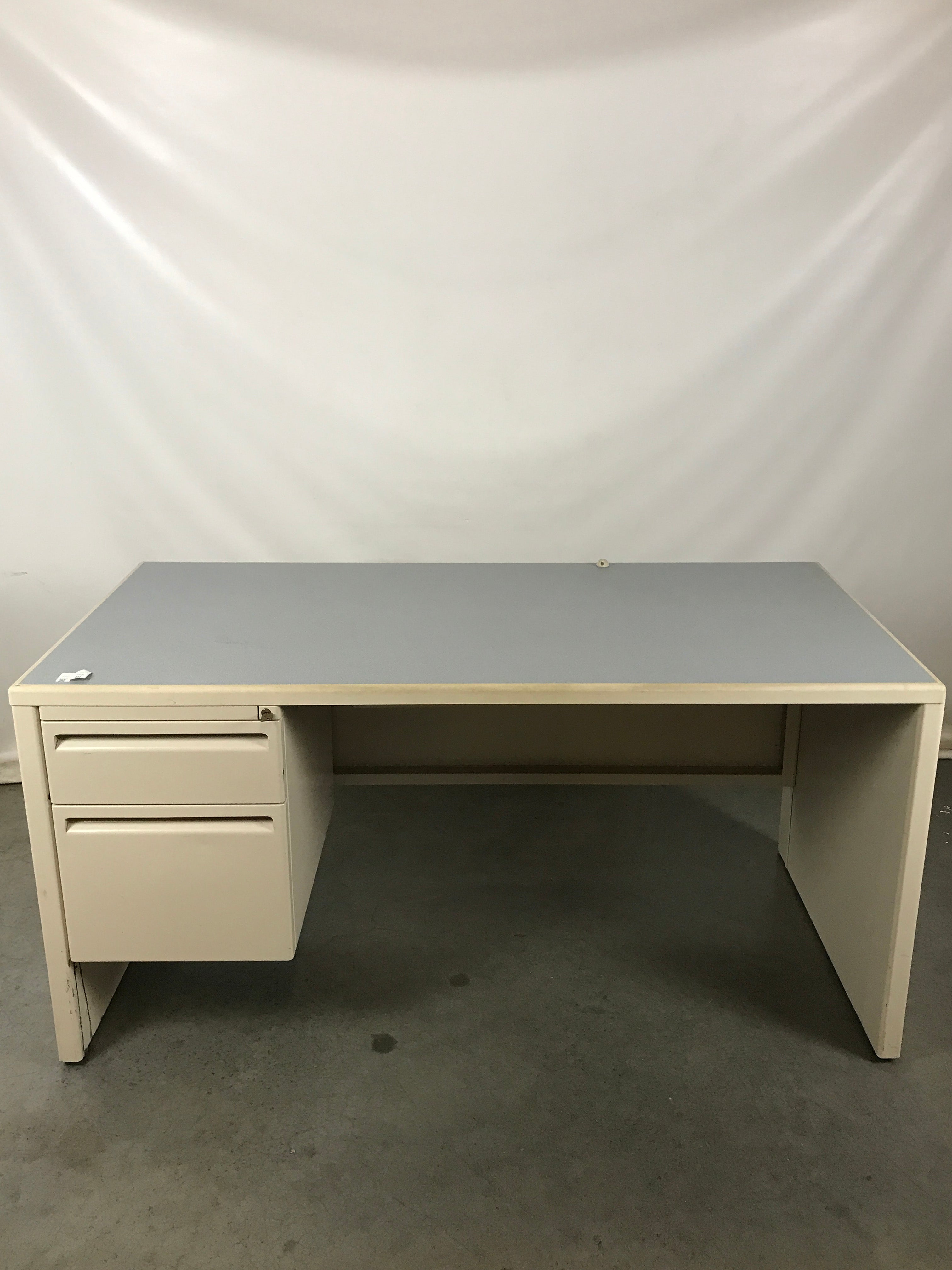 Metal Desk with Gray Top