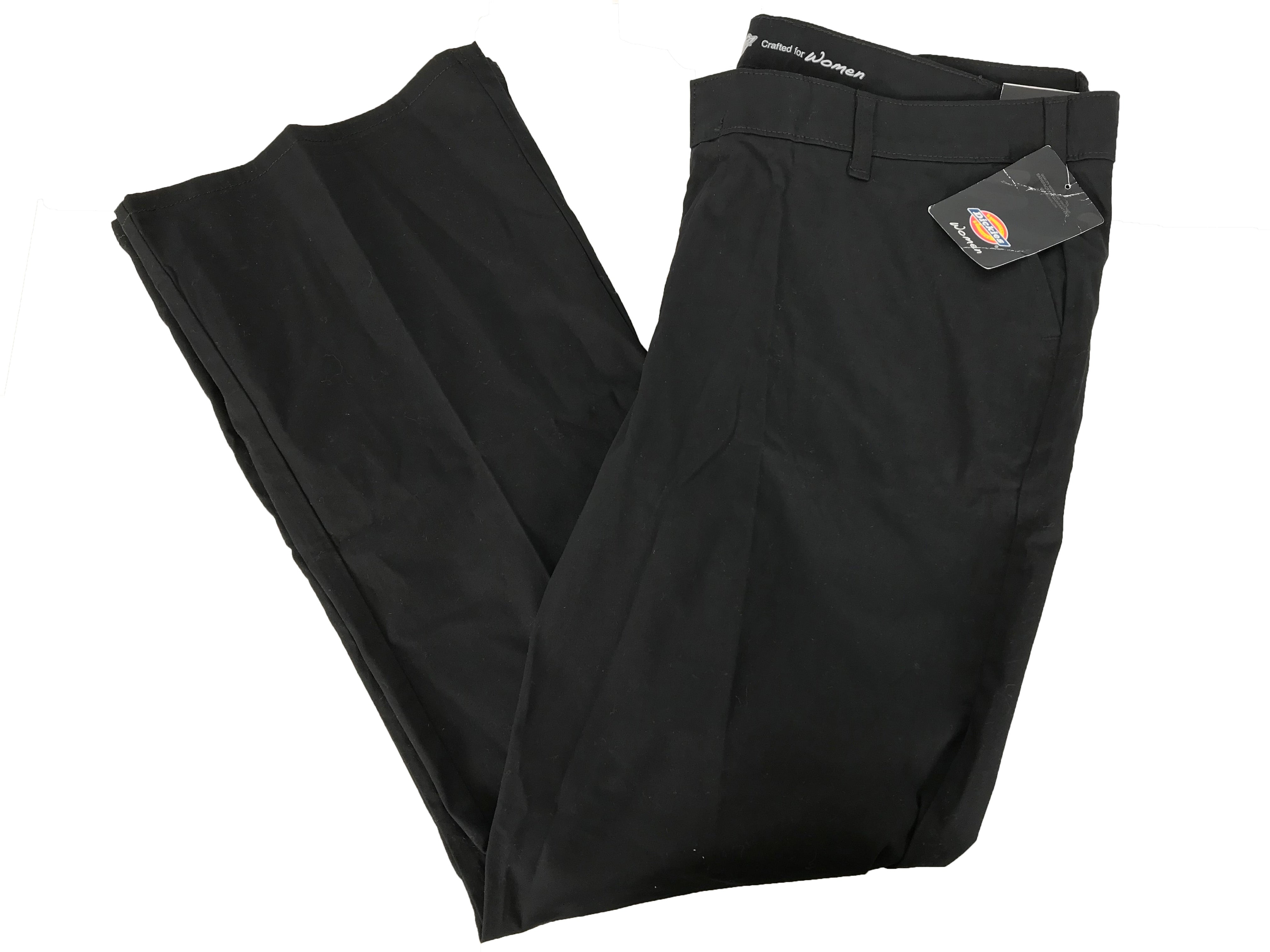 Dickies Black Slim Fit Twill Pants Women's Size 18L – MSU Surplus