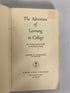 The Adventure of Learning in College by Roger Garrison 1959 SC