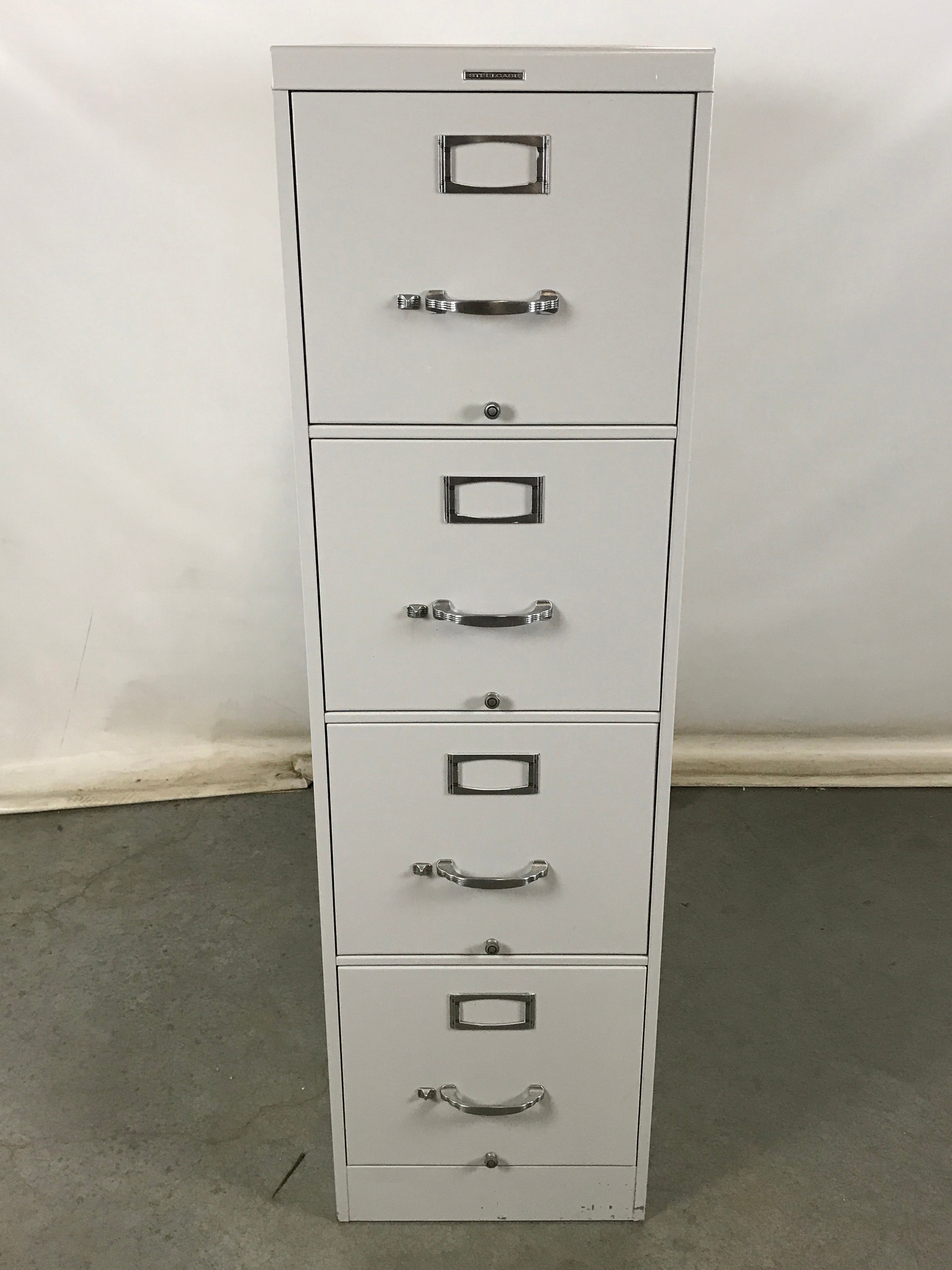 Steelcase Gray 4-Drawer Filing Cabinet