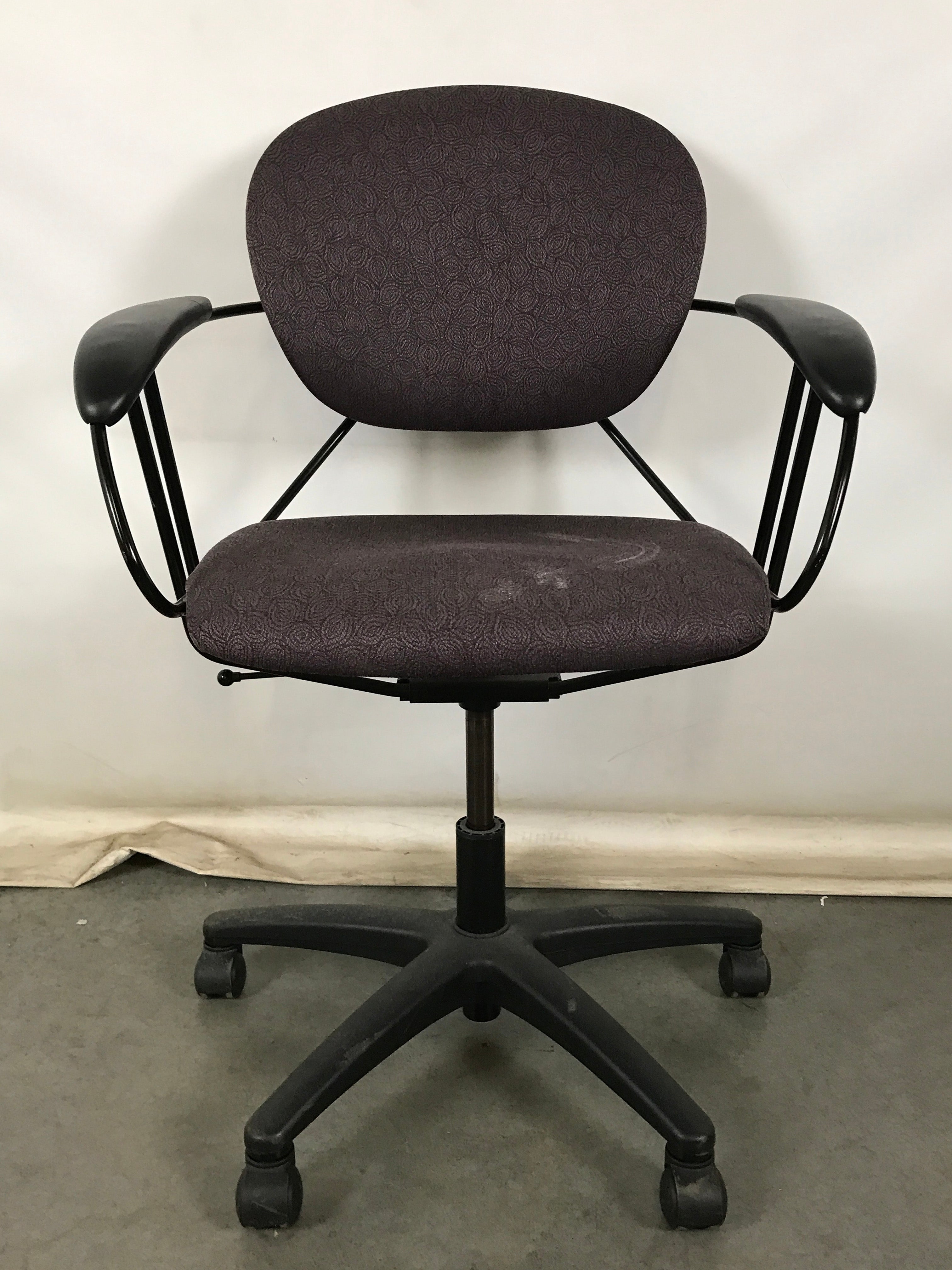 Purple Adjustable Rolling Office Chair