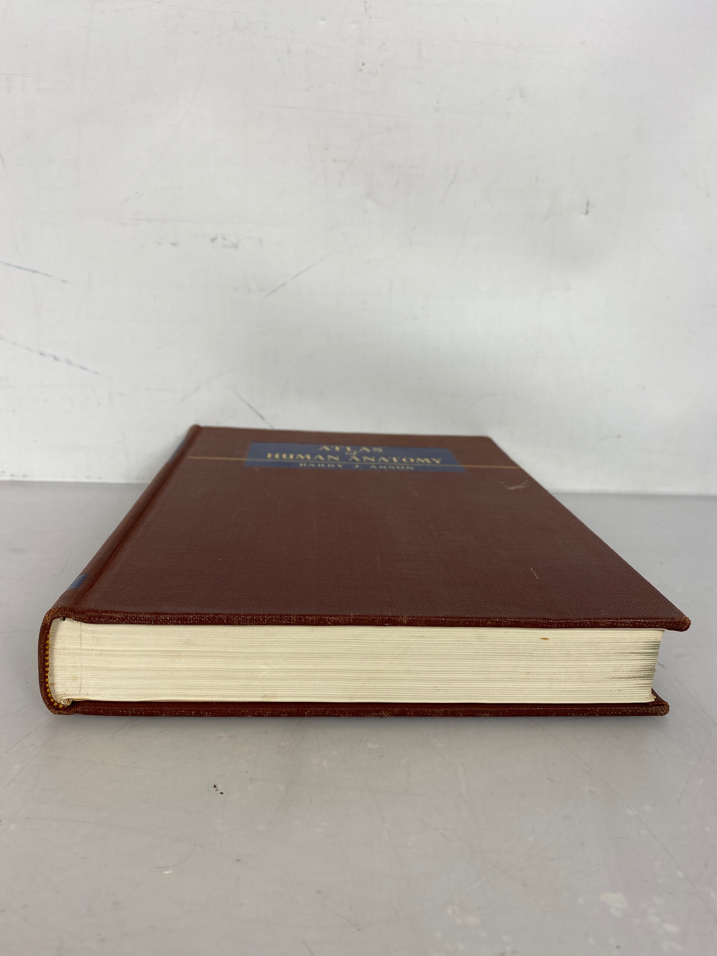 Atlas of Human Anatomy by Barry Anson 1950 First Edition HC