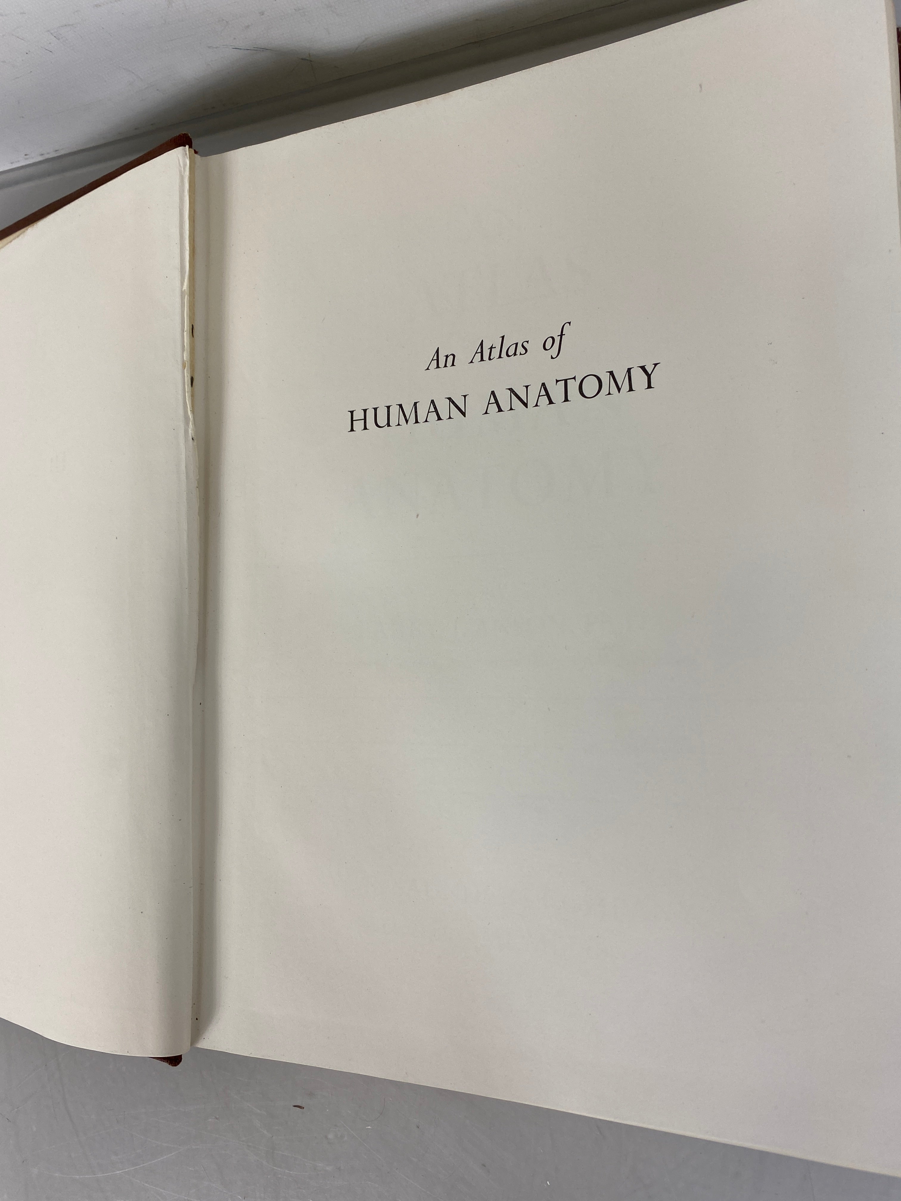 Atlas of Human Anatomy by Barry Anson 1950 First Edition HC