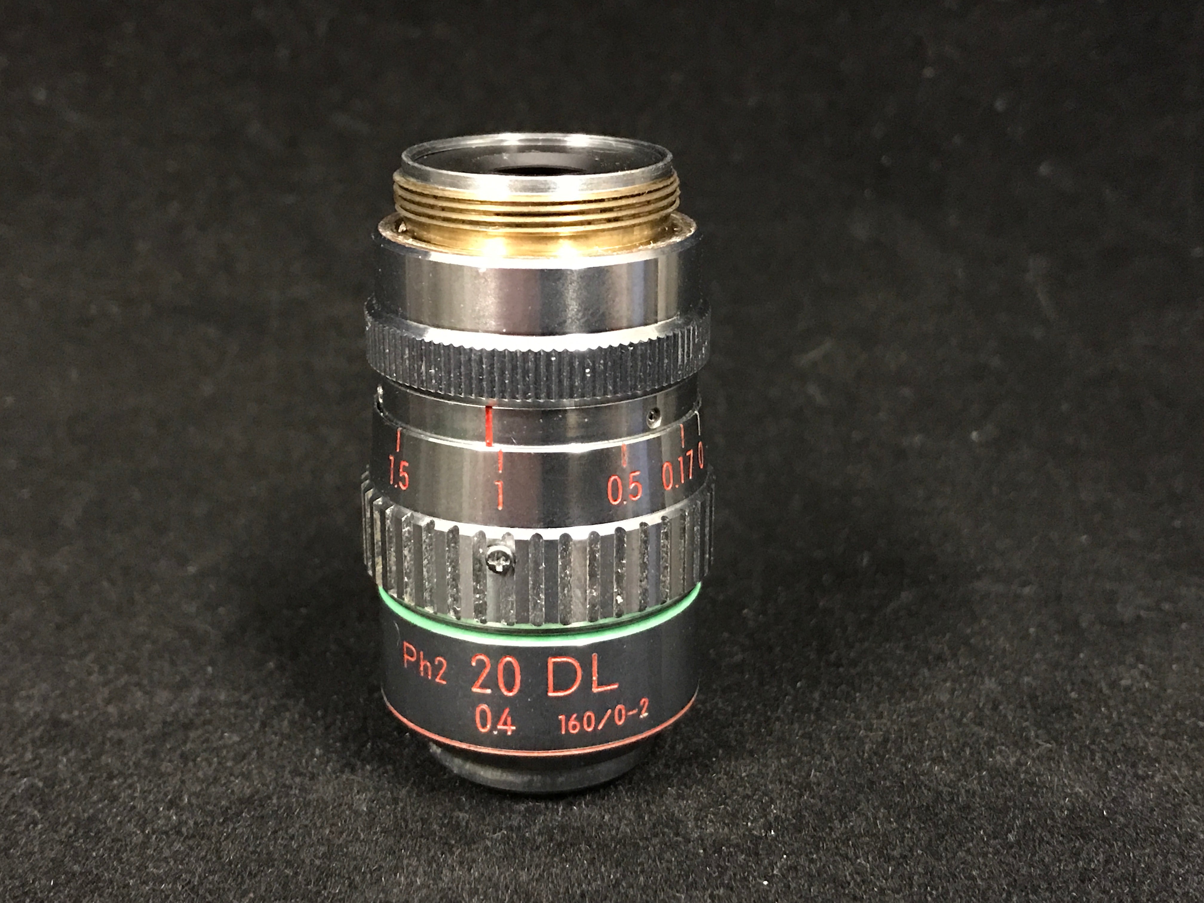 Nikon Ph2 20 DL 0.4 160/0-2 20x Phase Contrast Microscope Objective
