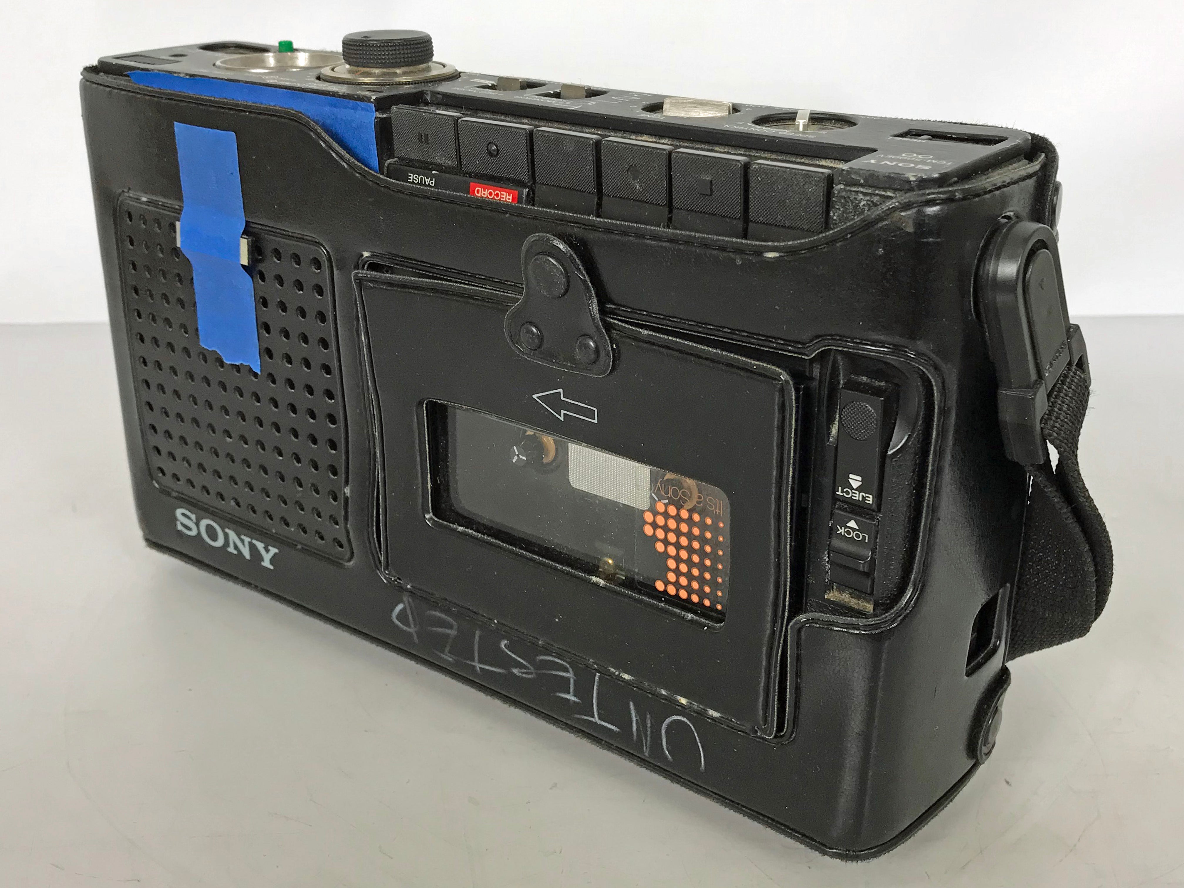 Sony TCM-5000EV Portable Cassette Recorder w/ Carrying Case