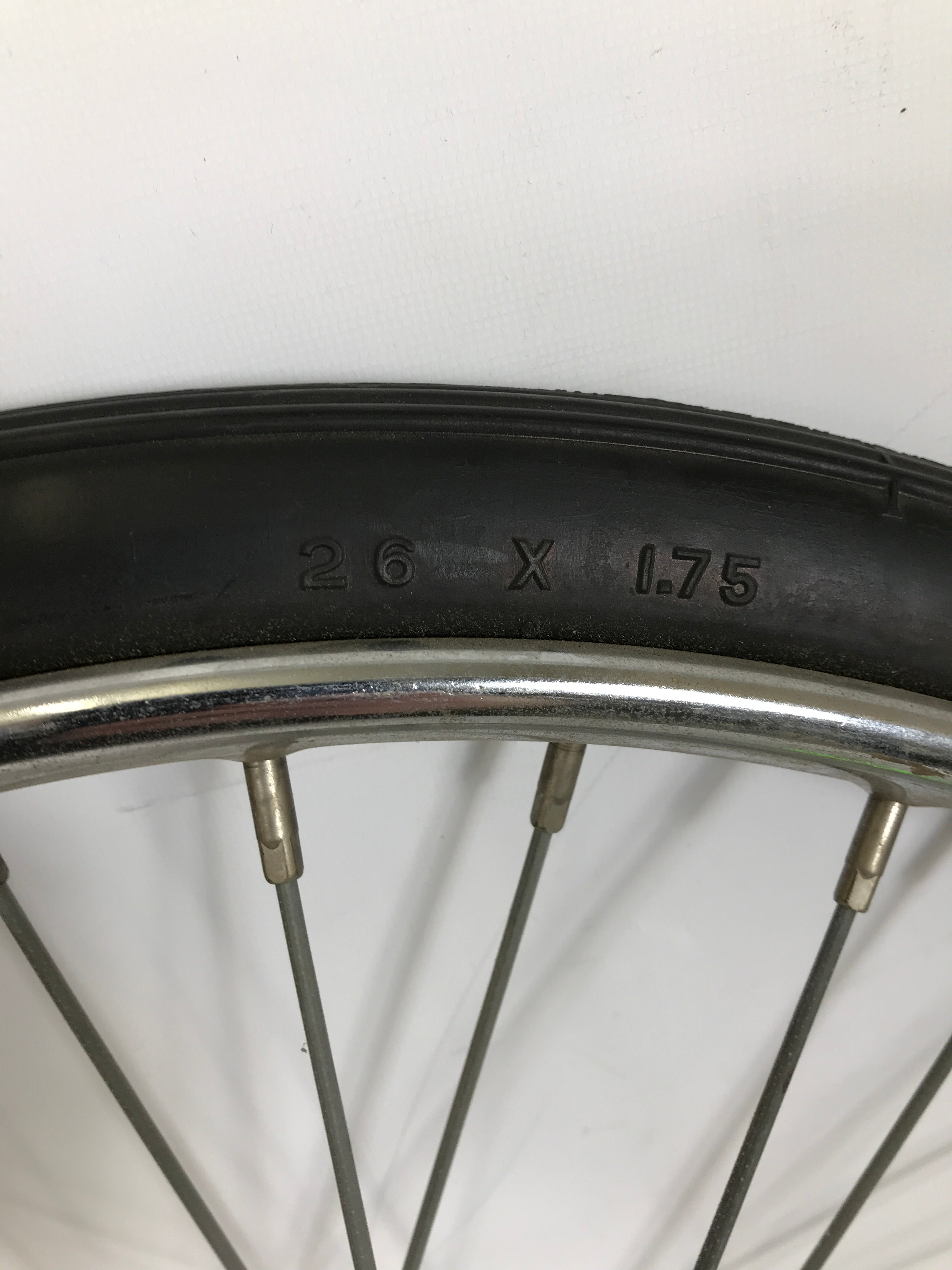 26" Worksman Cycle Rear Rim with 26x1.75 Tubeless Tire #2