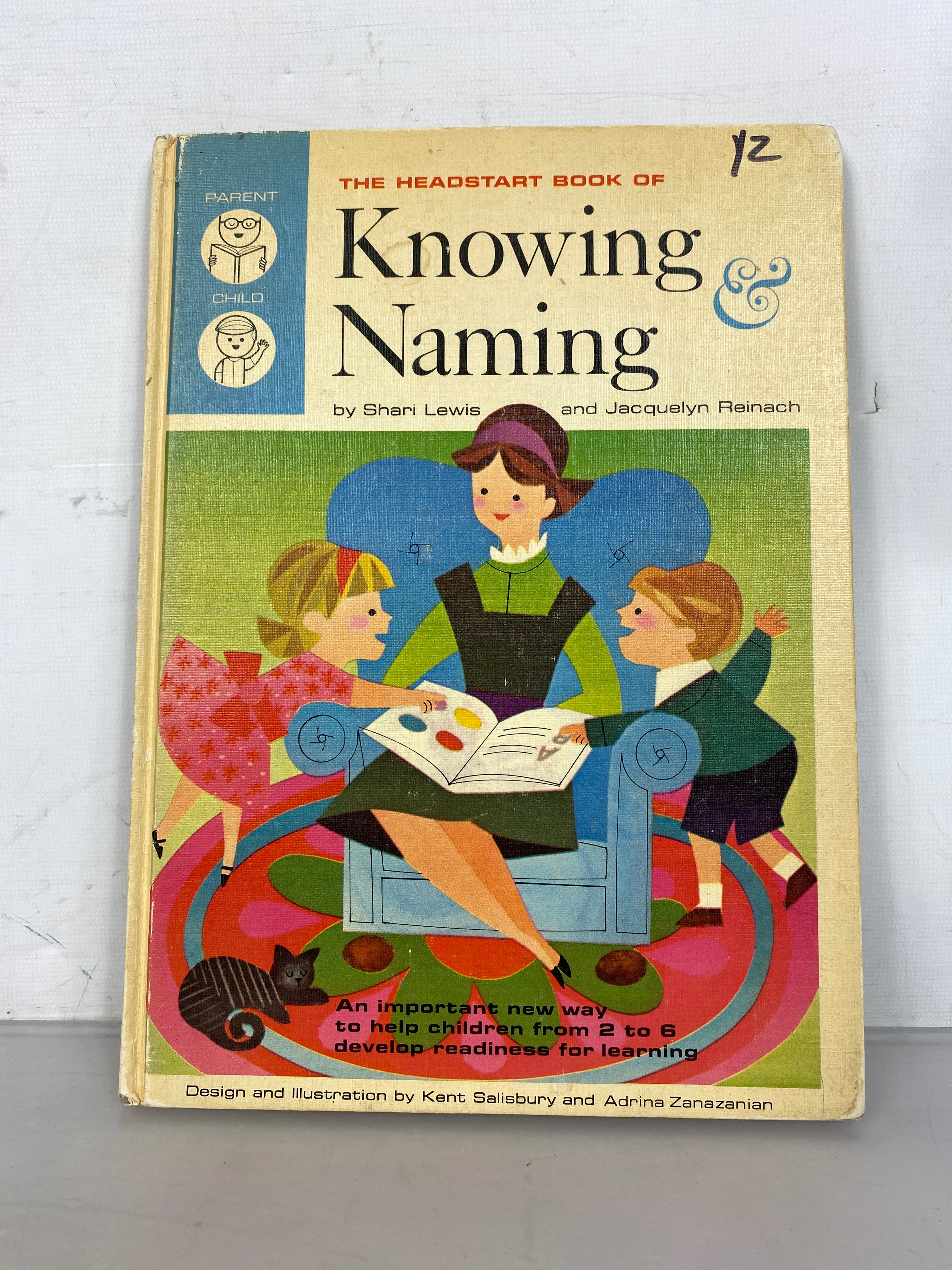 The Headstart Book of Knowing & Naming by Lewis and Reinach 1966 HC