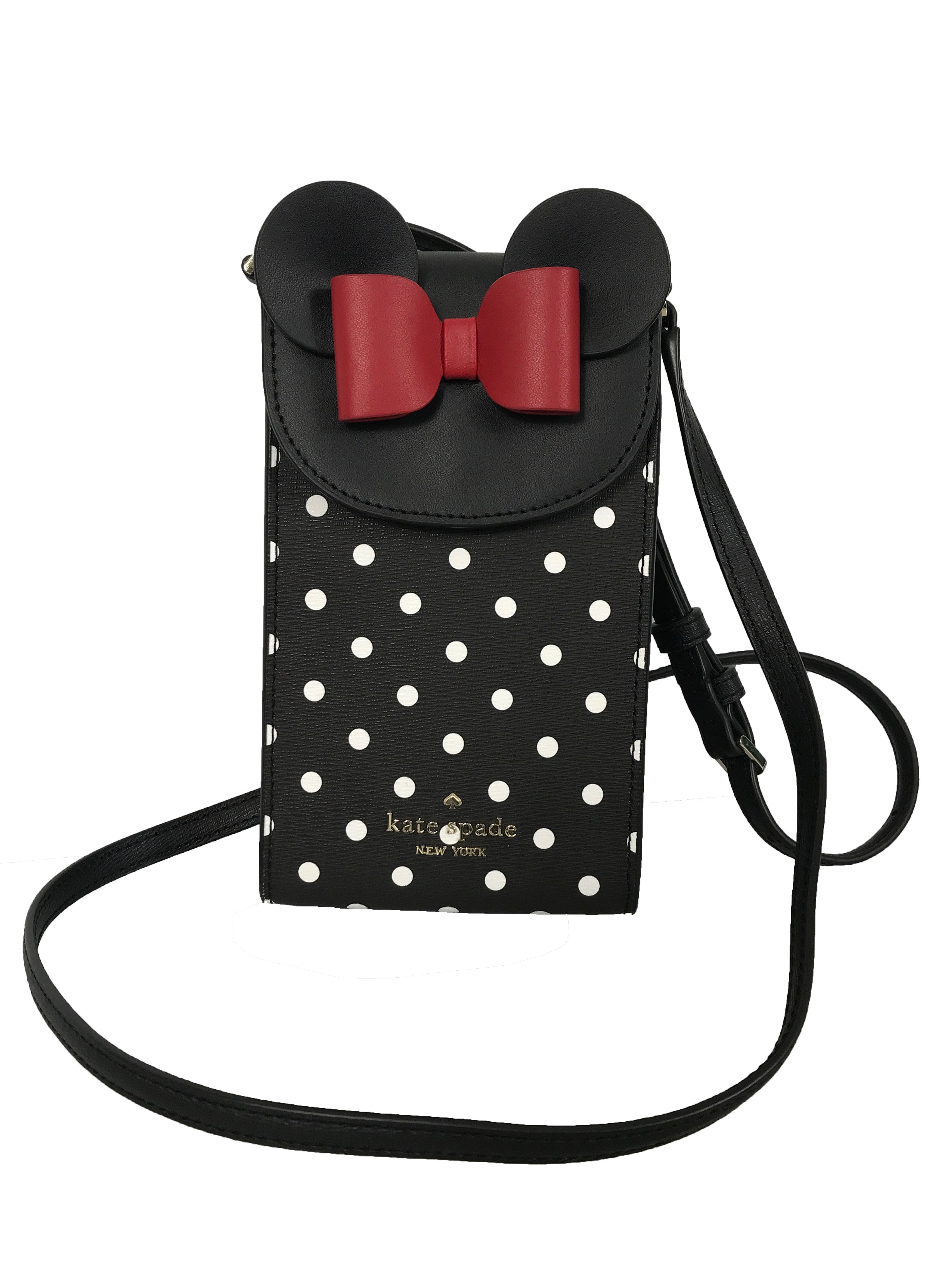 Kate Spade New York Disney X Minnie Mouse Zip Around Wallet, Black