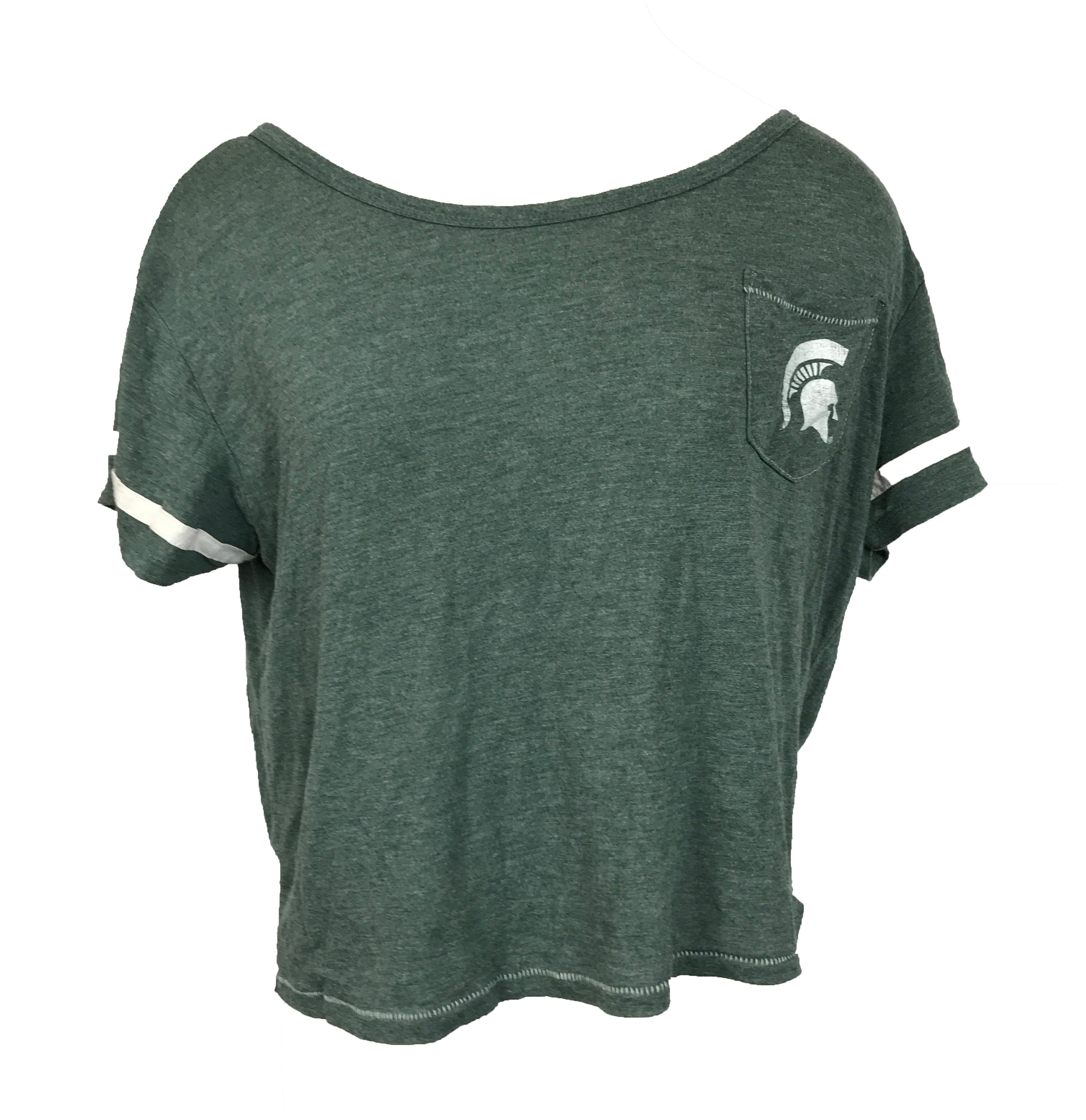 Green Michigan State T-Shirt Women's Size Medium