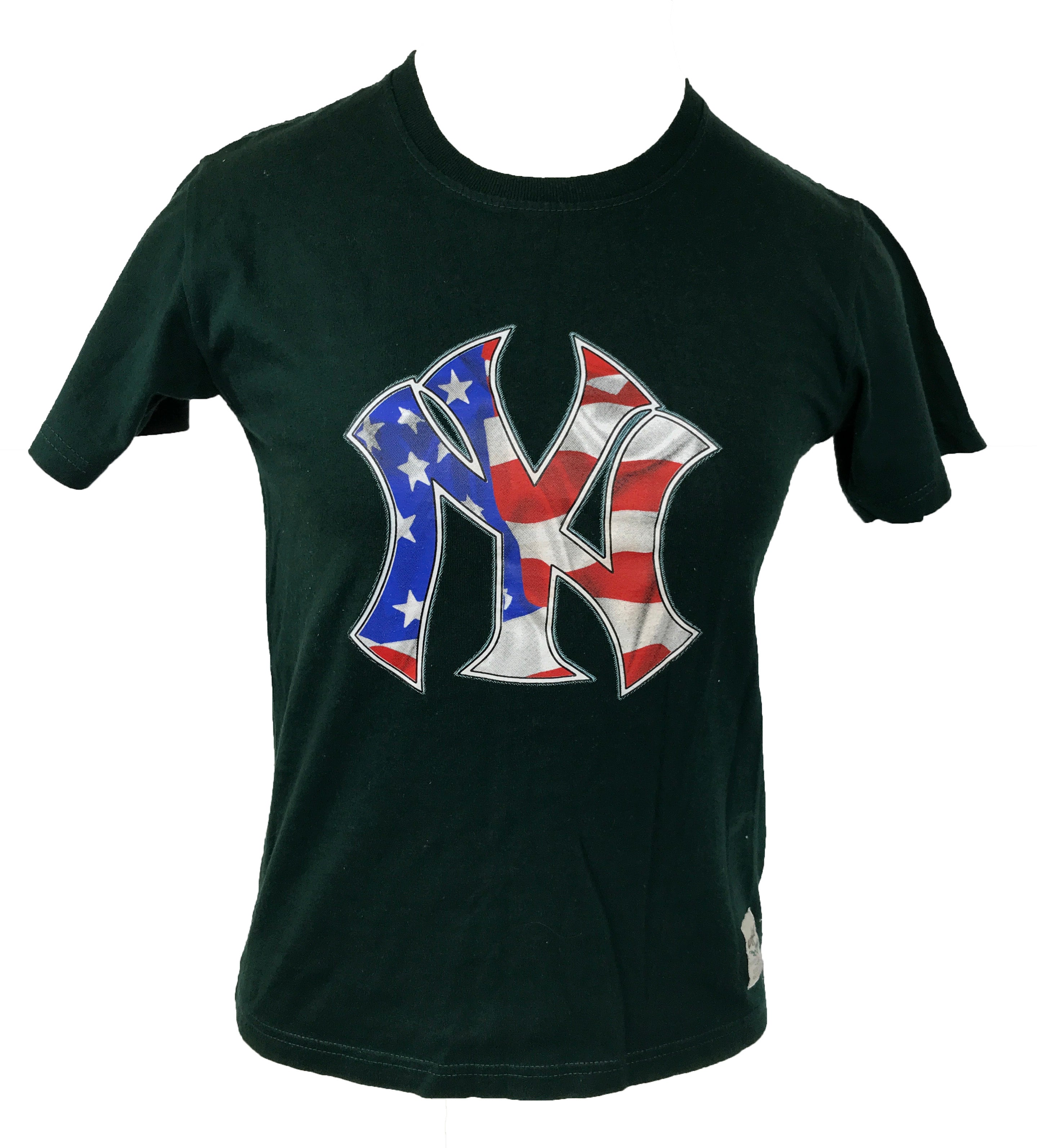Green New York Yankees T-Shirt Youth Size XXL