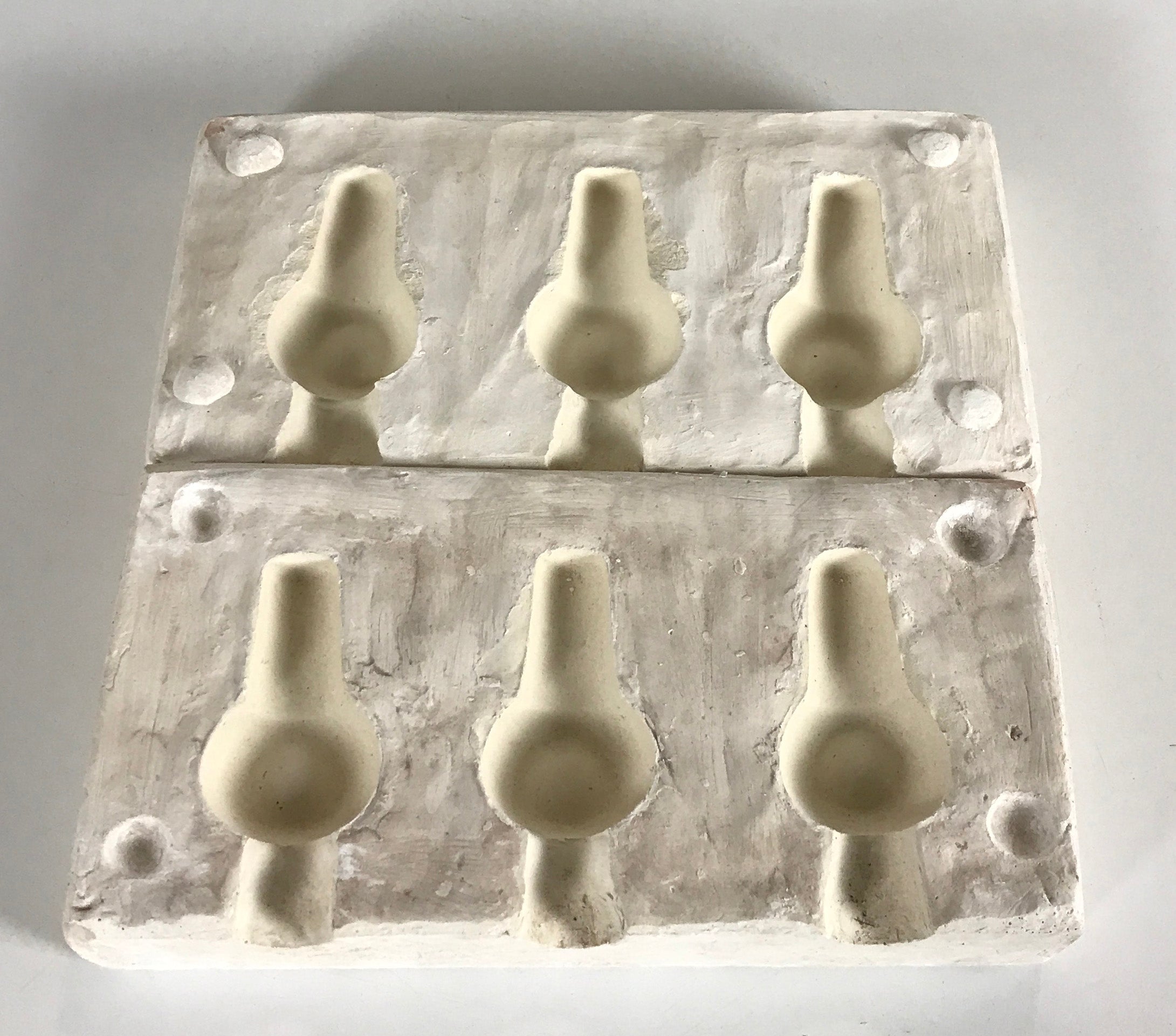 Three Bottle Ceramic Slip Casting Mold