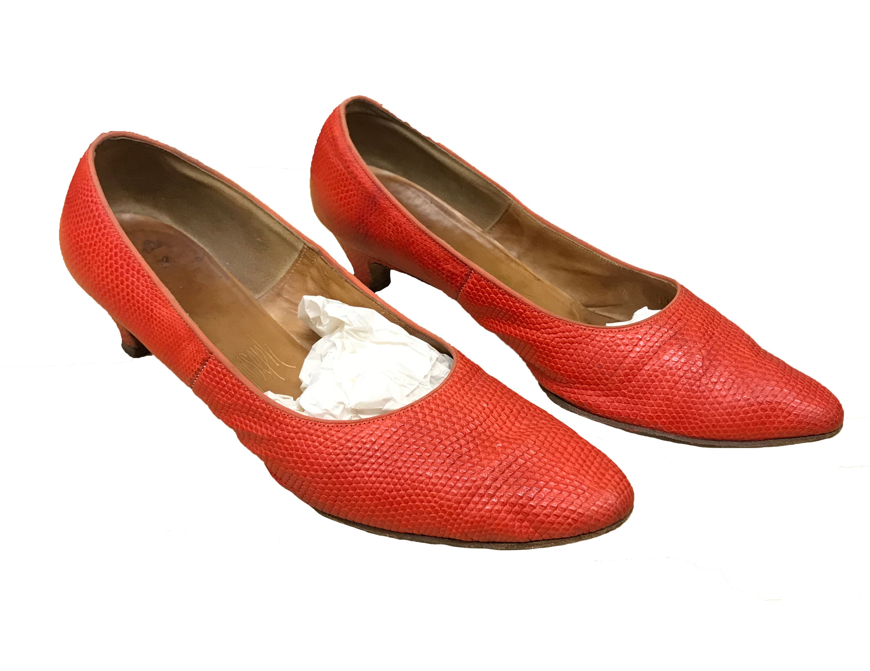 Vintage Jerry Edouard Joseph Red Heels Women's Size 6.5