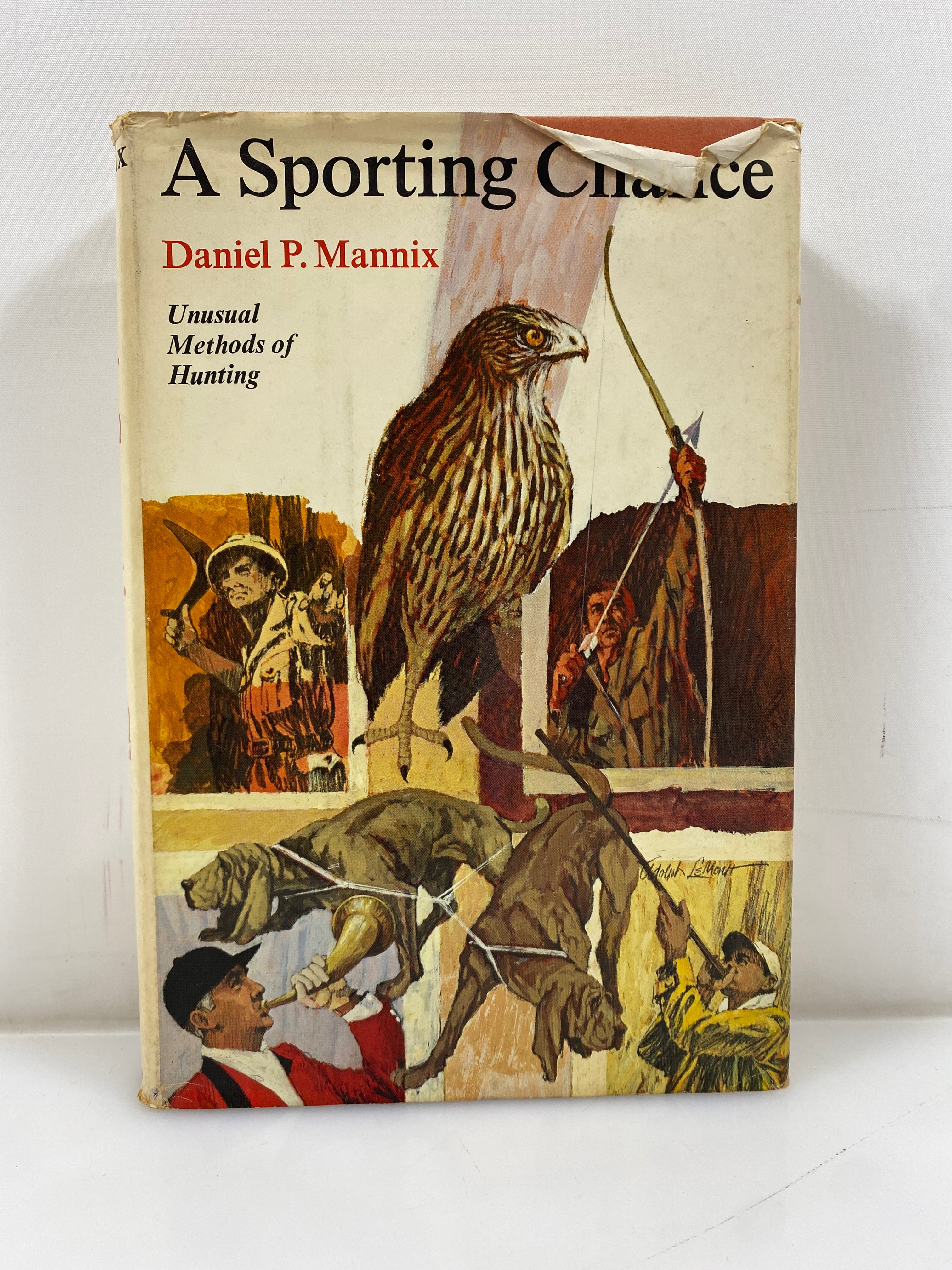 A Sporting Chance Unusual Methods of Hunting Mannix 2nd Print 1967 HCDJ