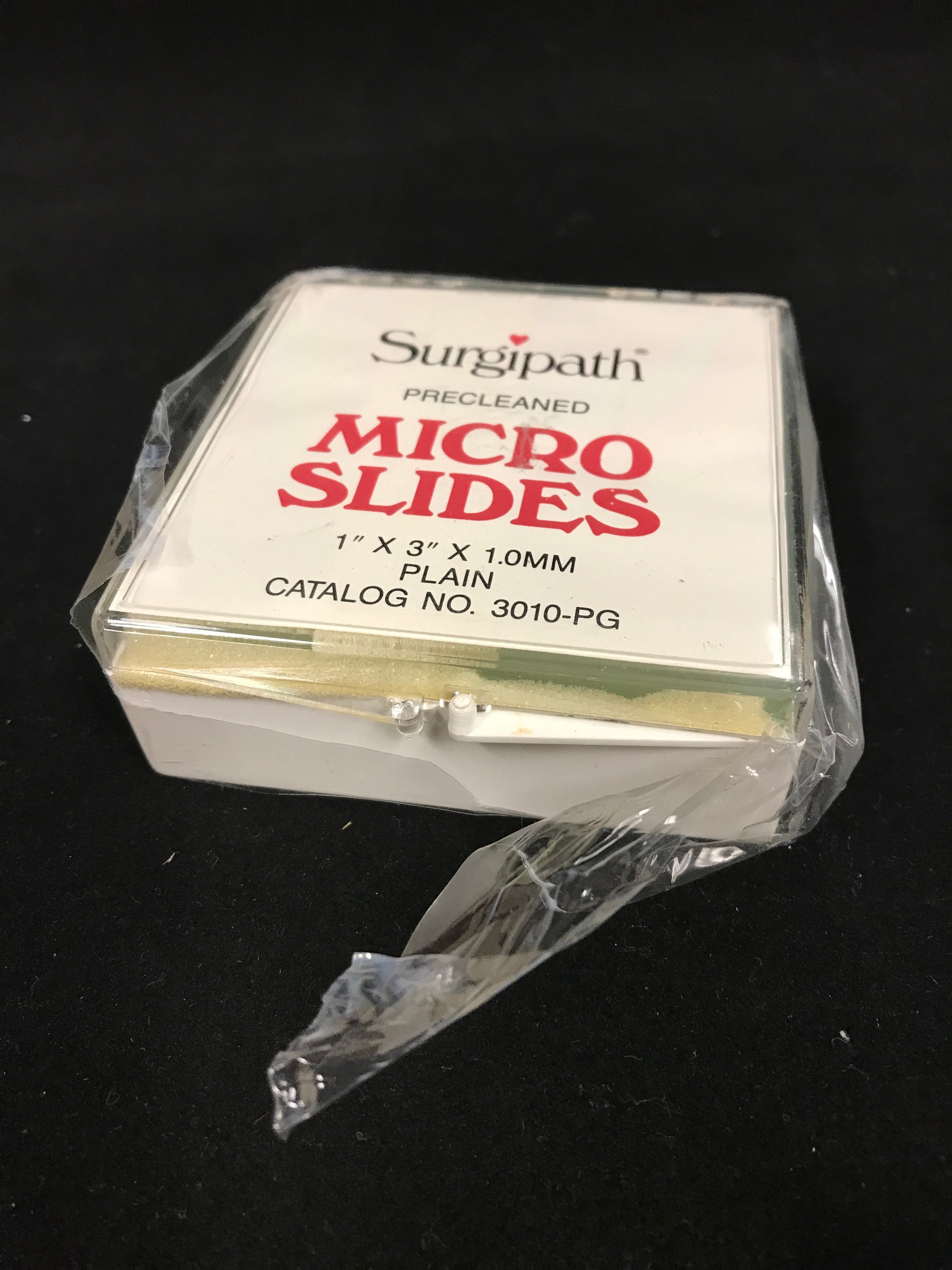 Surgipath Precleaned Micro Slides 1x3"x1mm Plain 3010-PG Bulk Lot *Sealed*