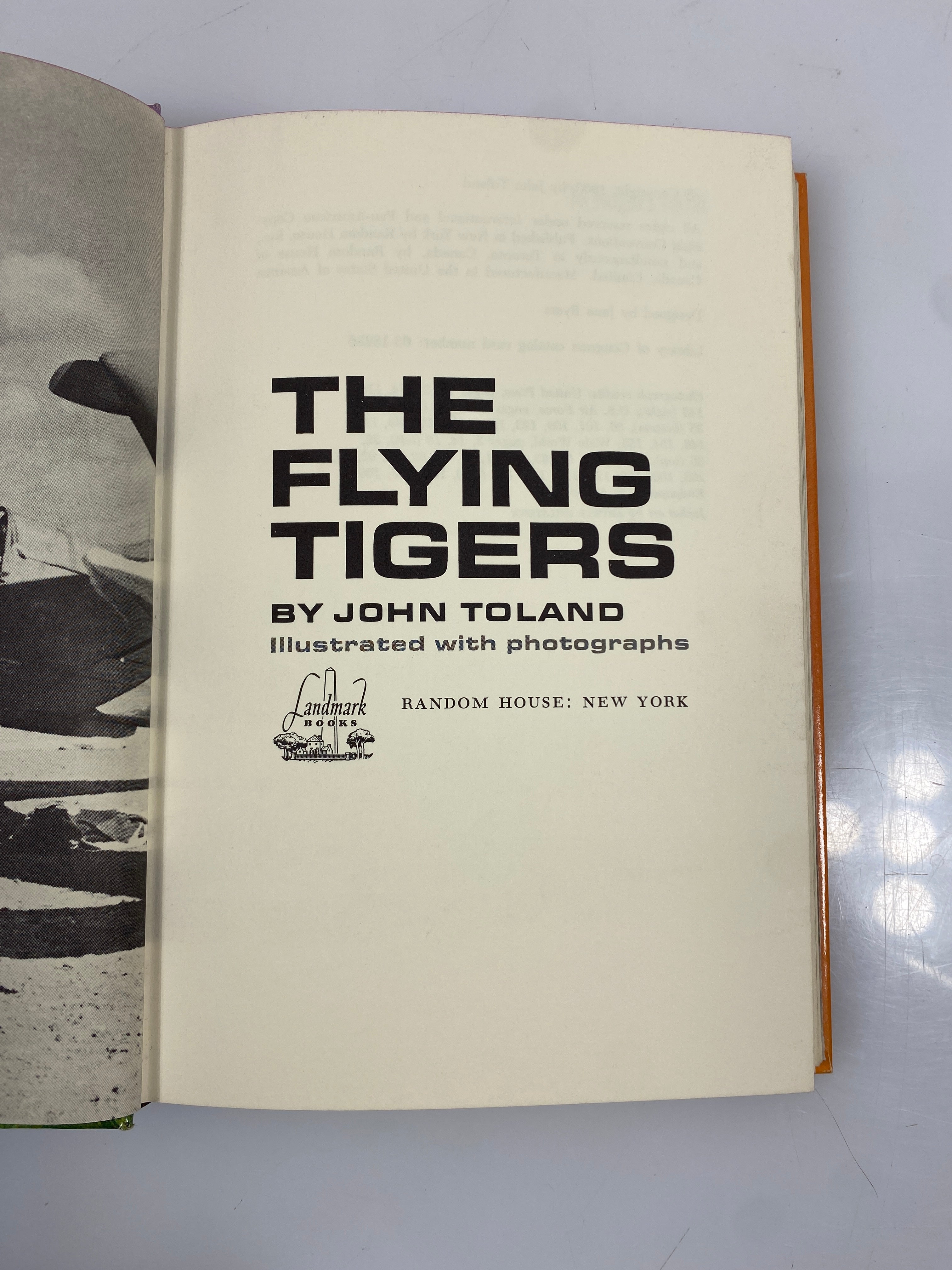 The Flying Tigers John Toland Random House 1963 HC