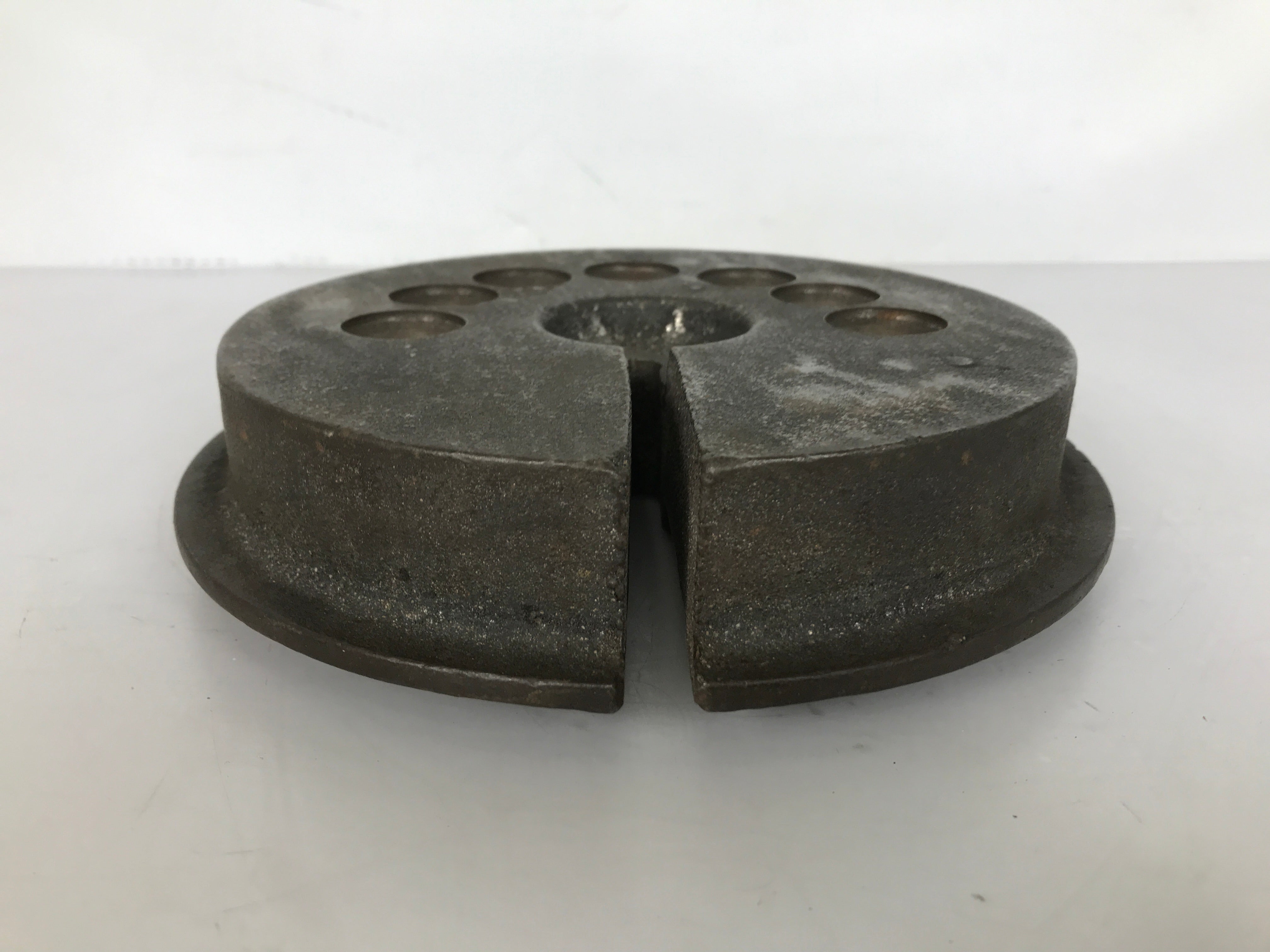 20 LB Round Cast Iron Slotted Weight for Hanging Balance Scale