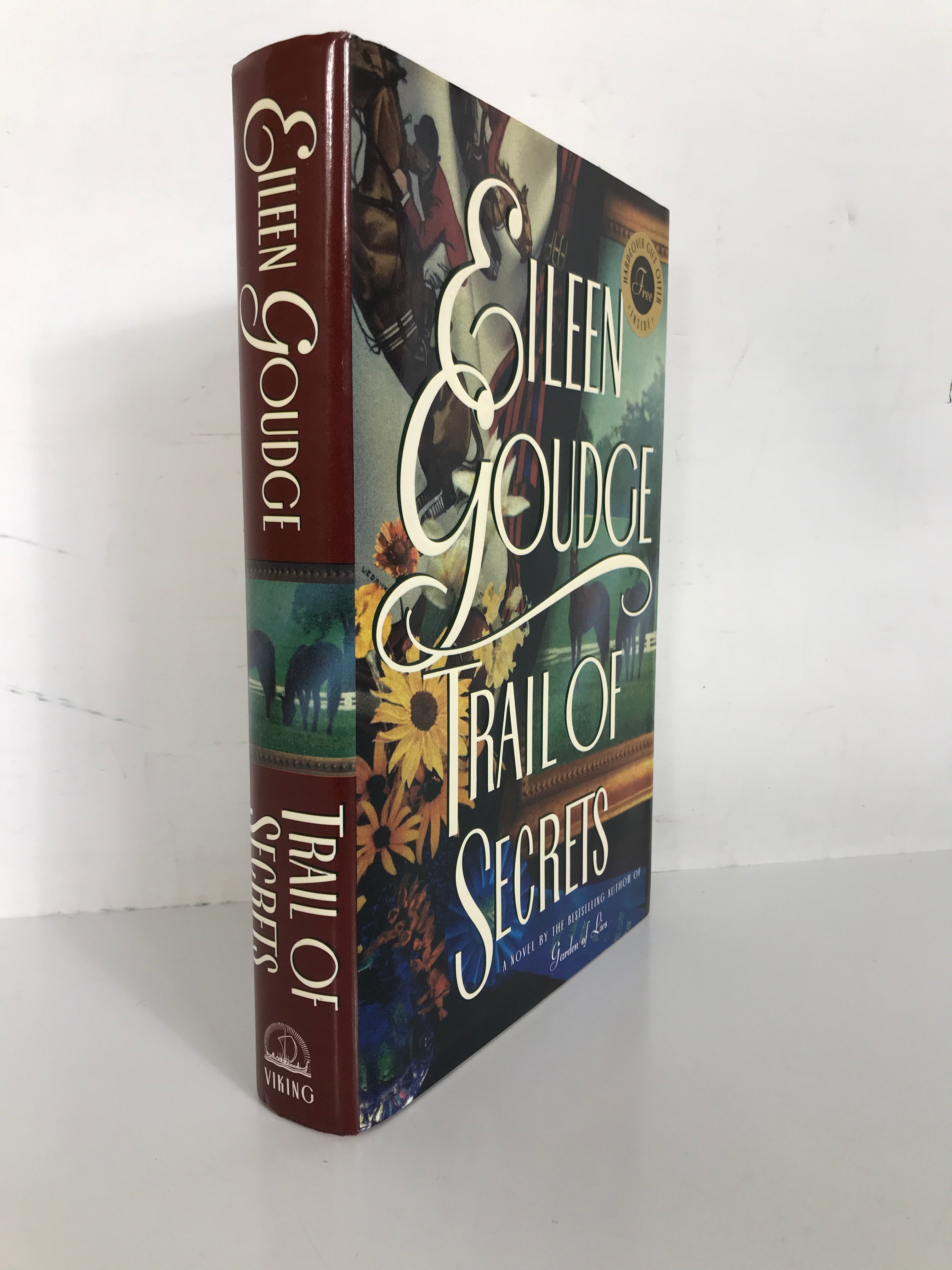 Signed First Edition Trail of Secrets by Eileen Goudge 1996 HC DJ