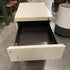Beige 3 Drawer Mobile File Cabinet