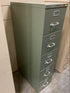 Steelcase #L-8003 5 Drawer Green File Cabinet