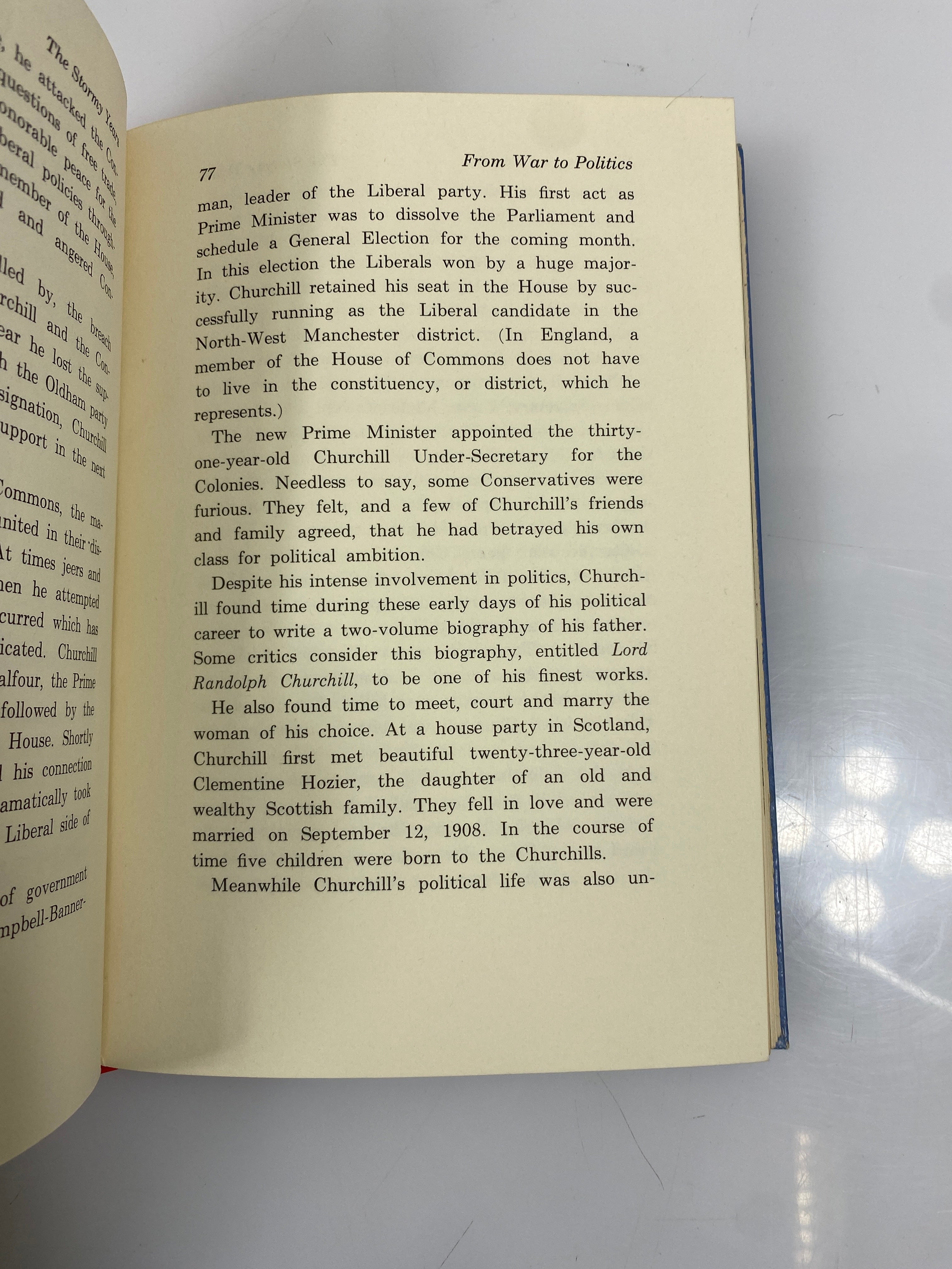 Winston Churchill Quentin Reynolds Random House 1963 HC
