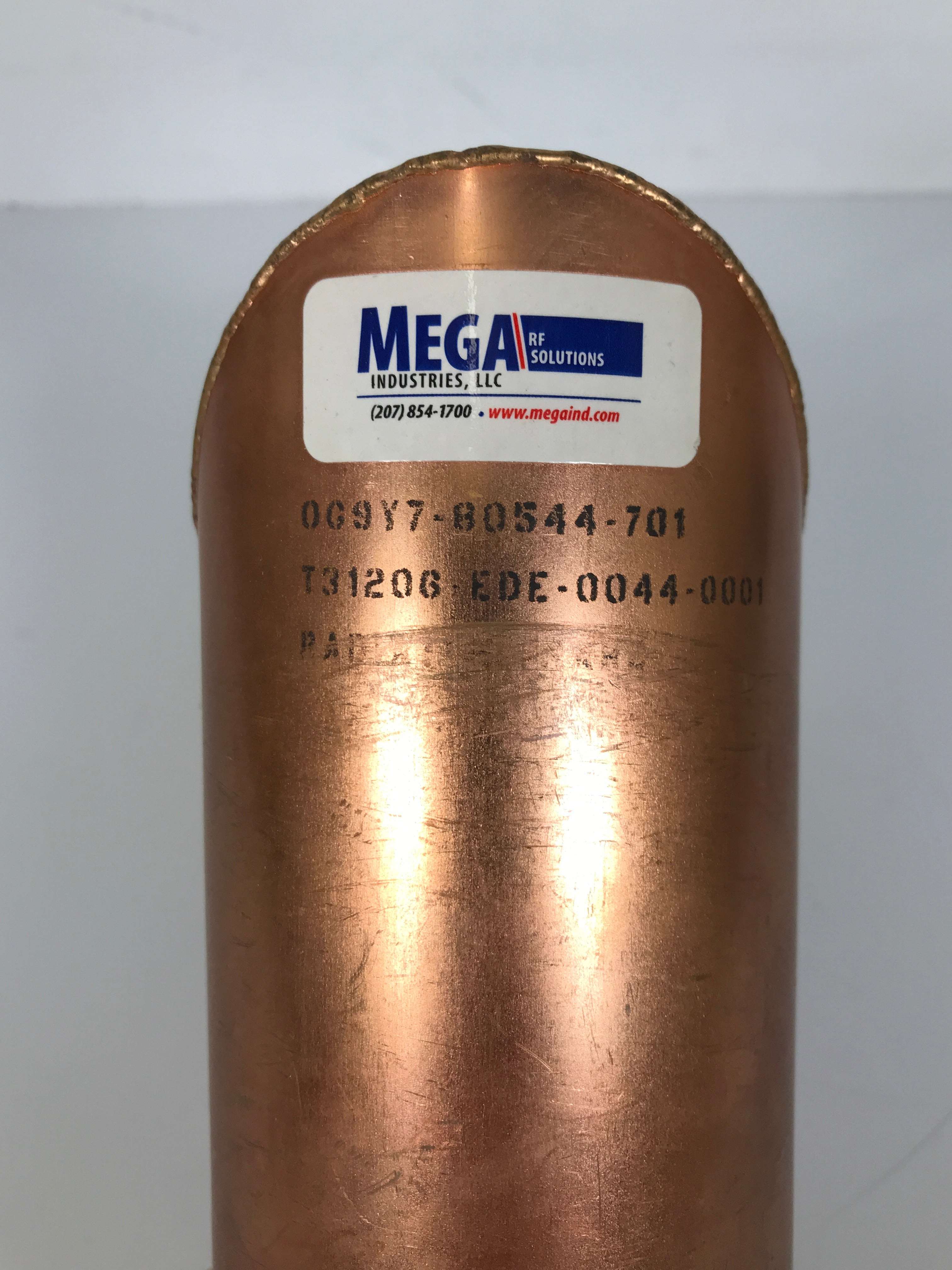 Mega 3 1/8" Copper Transmission Line Coaxial Elbow #3