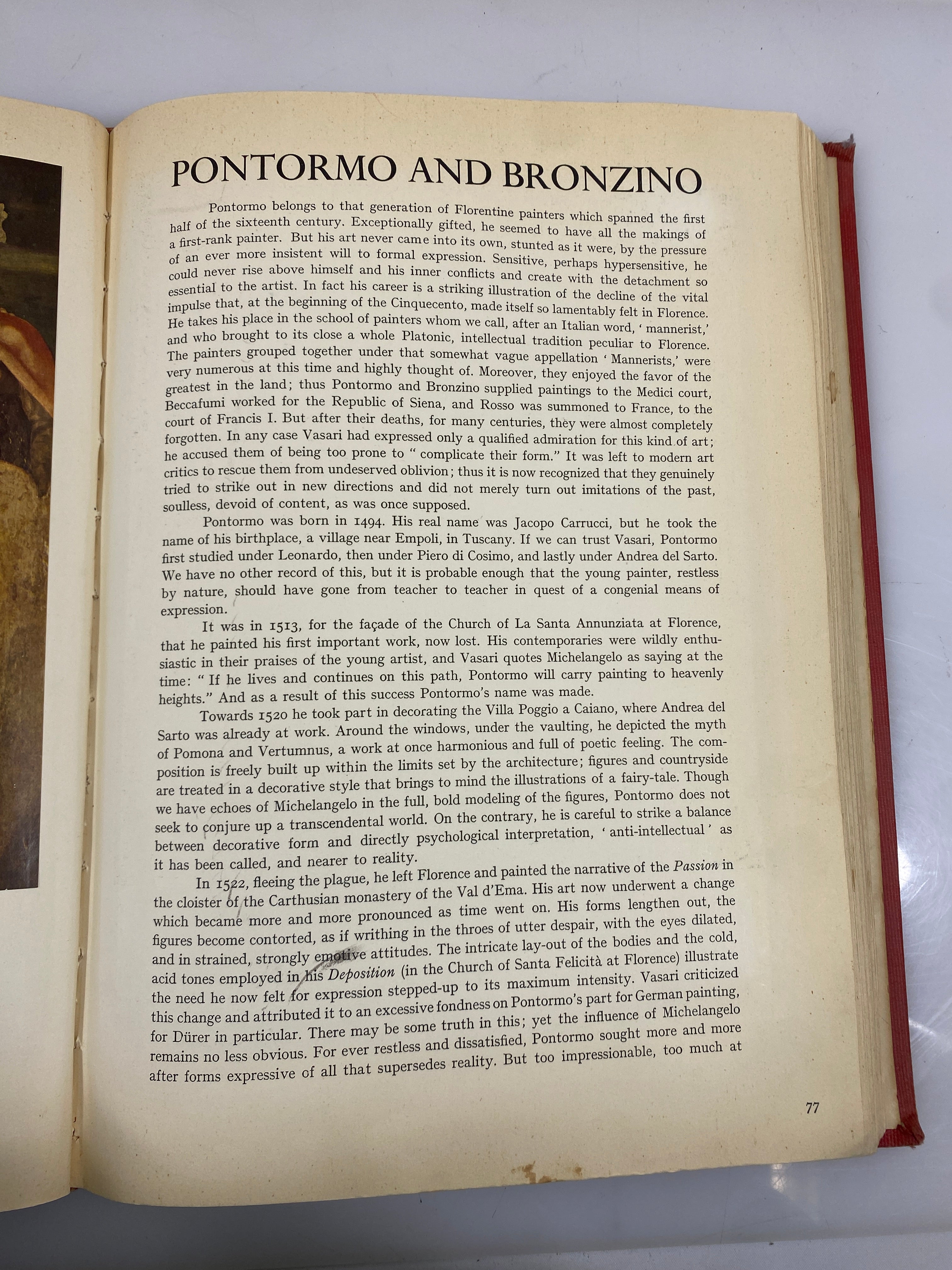 Italian Painting The Renaissance Albert Skira 1951 Ex-Library HC