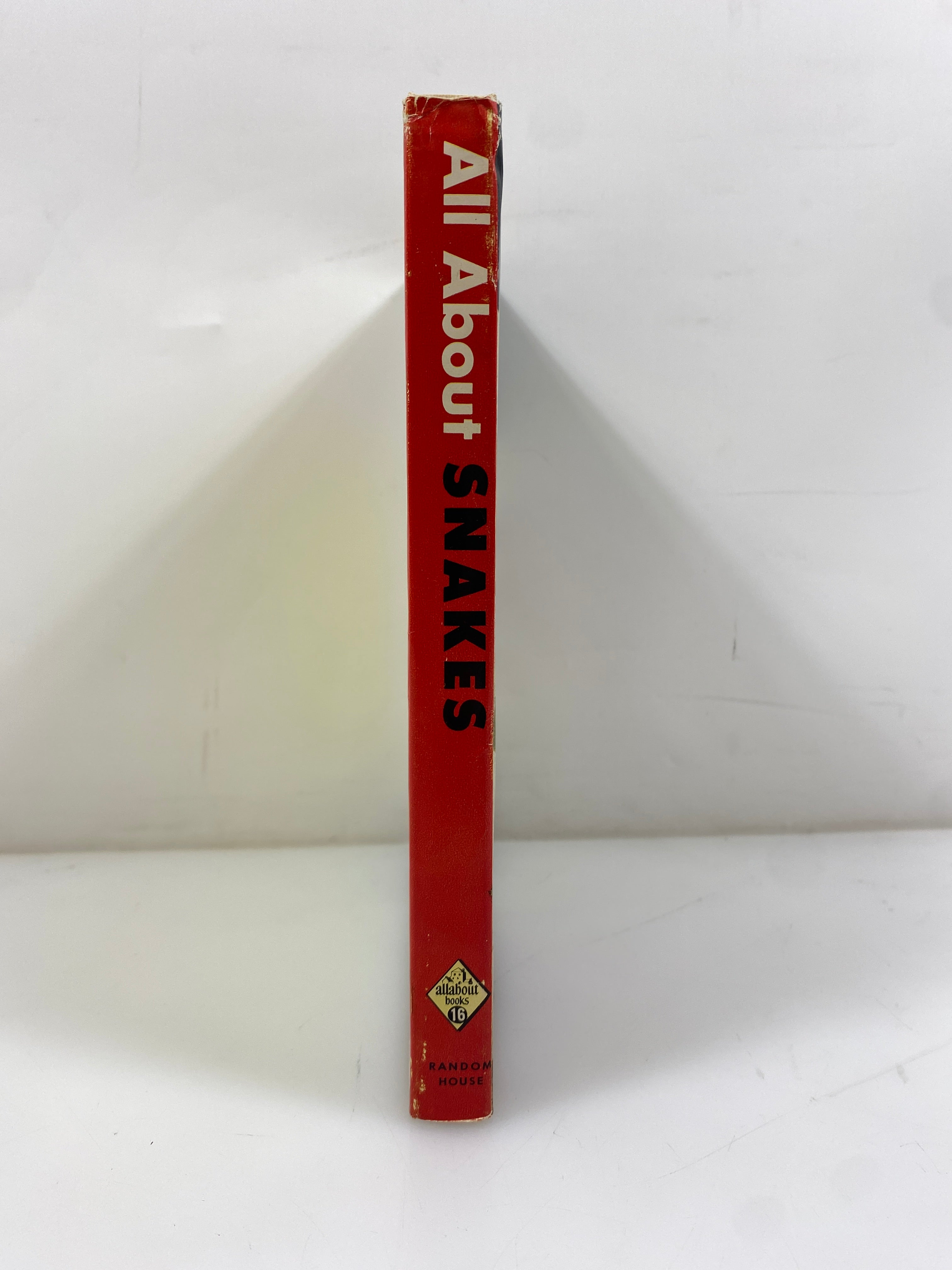 All About Snakes Bessie M. Hecht Random House 6th Print 1956 HCDJ