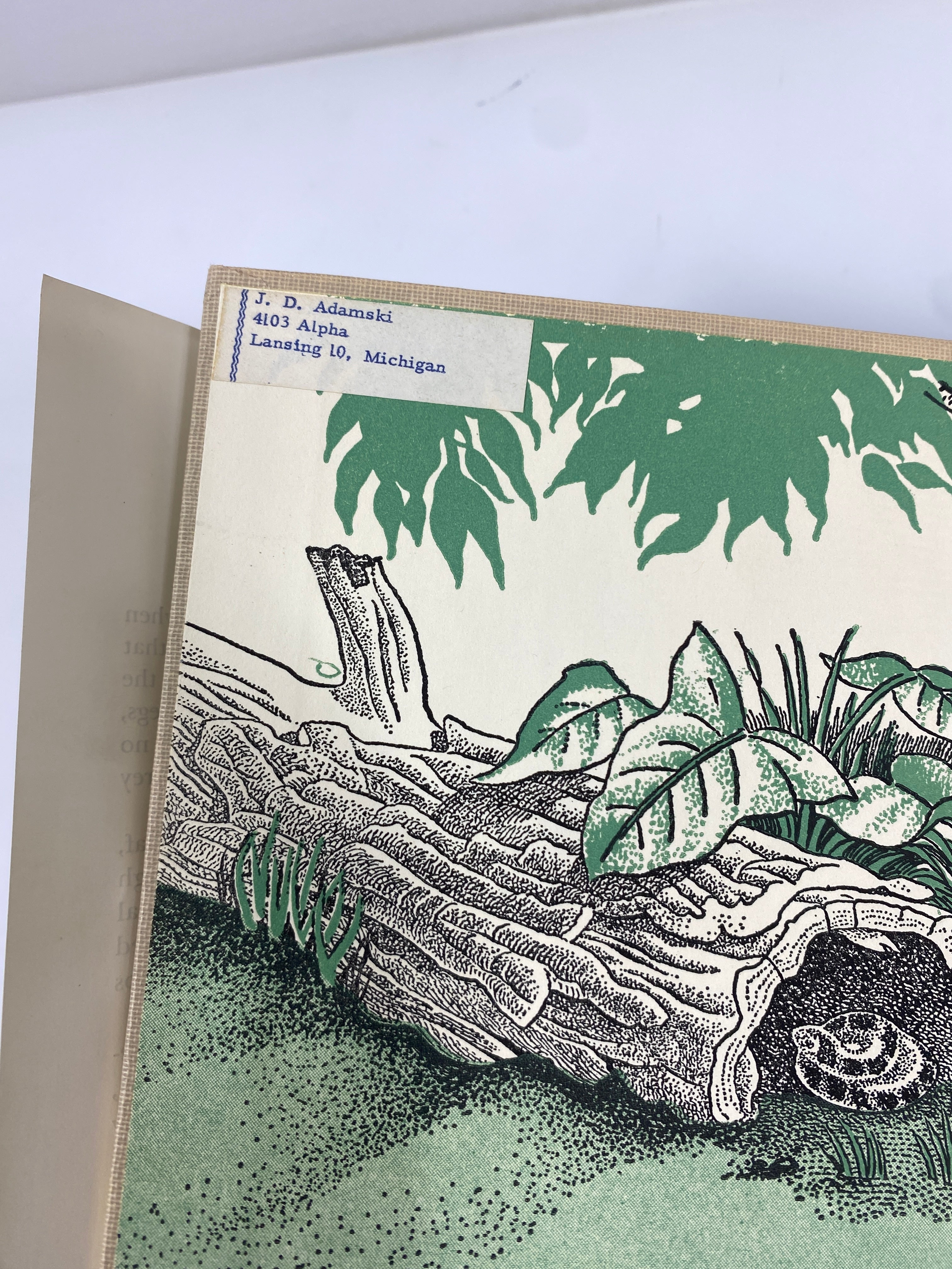 All About Snakes Bessie M. Hecht Random House 6th Print 1956 HCDJ