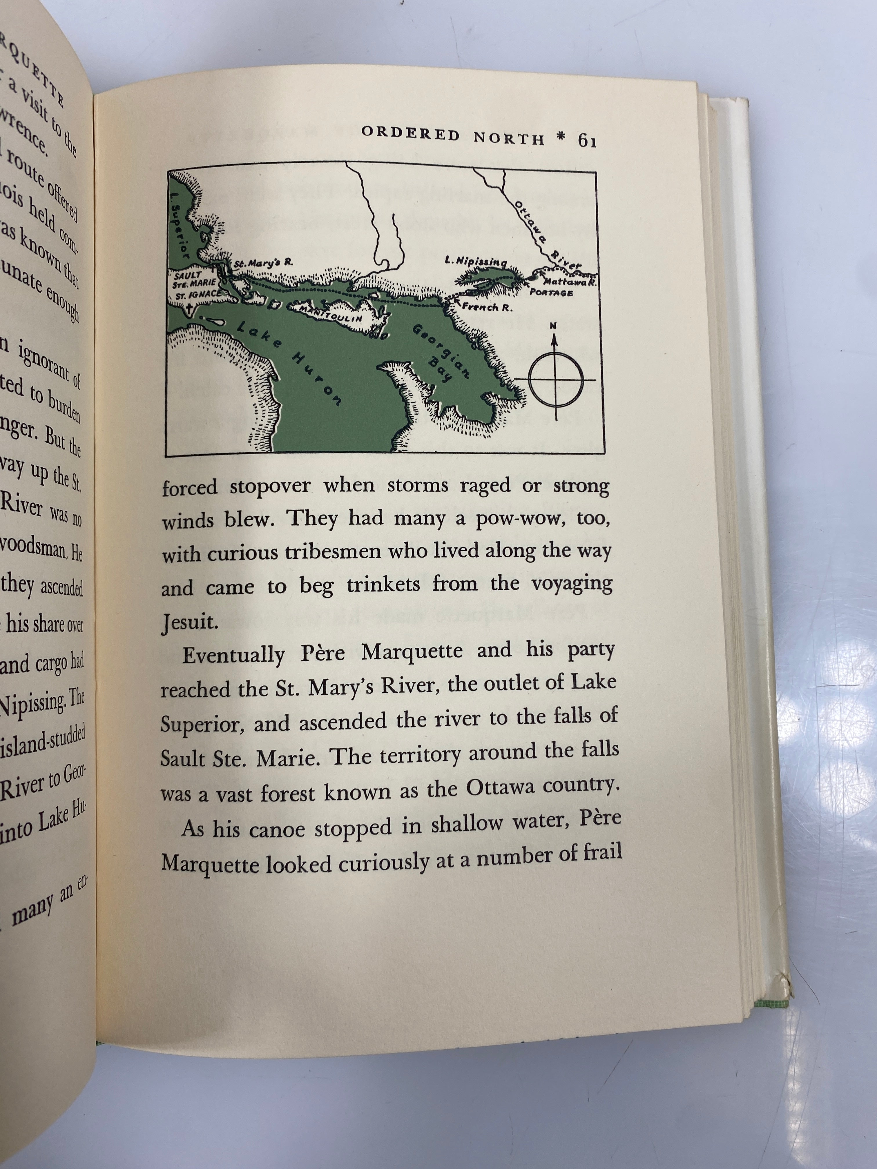 The Explorations of Pere Marquette Jim Kjelgaard Random House 1951 HCDJ