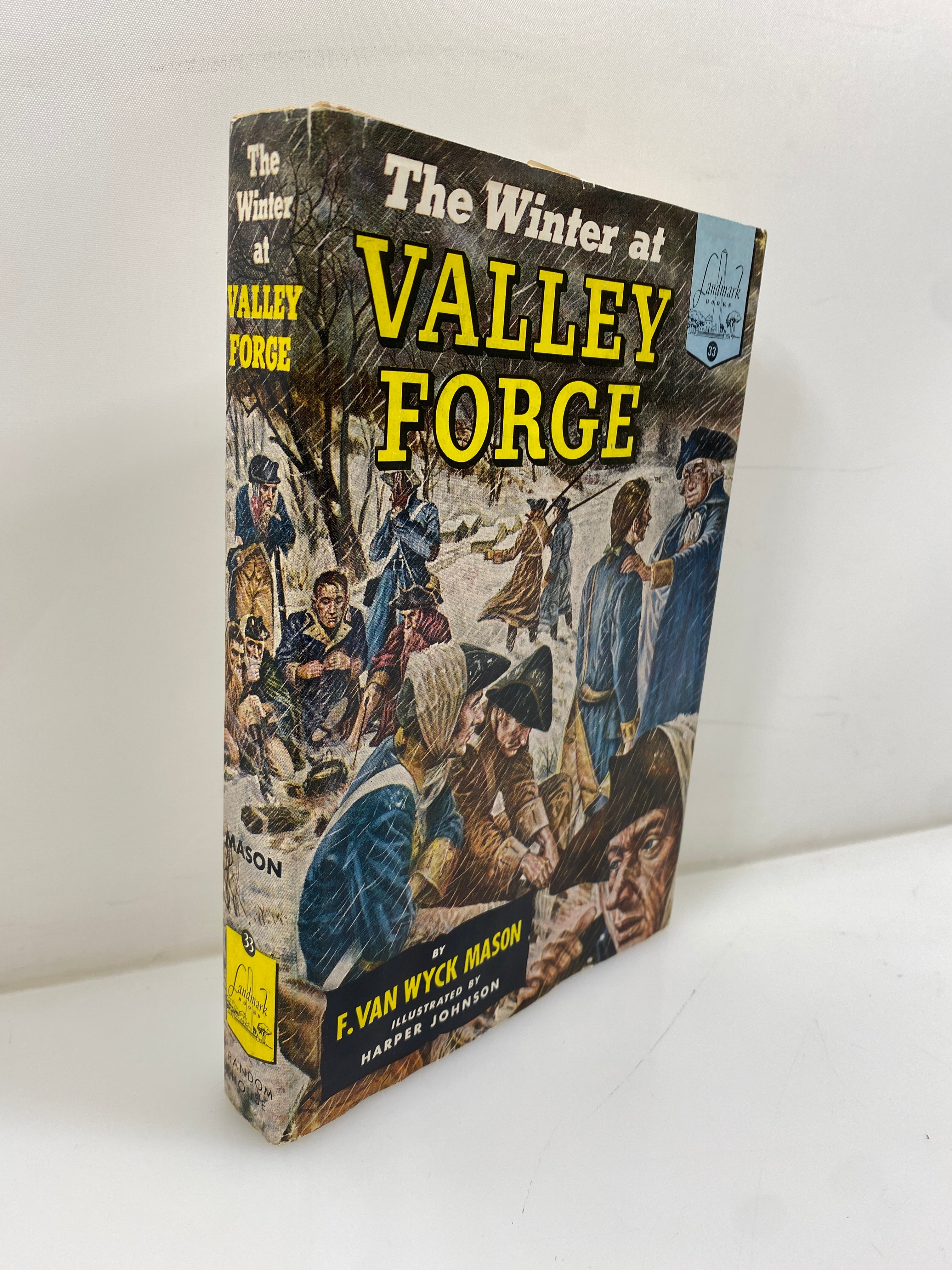 The Winter at Valley Forge F. Van Wyck Mason Random House 1953 HCDJ