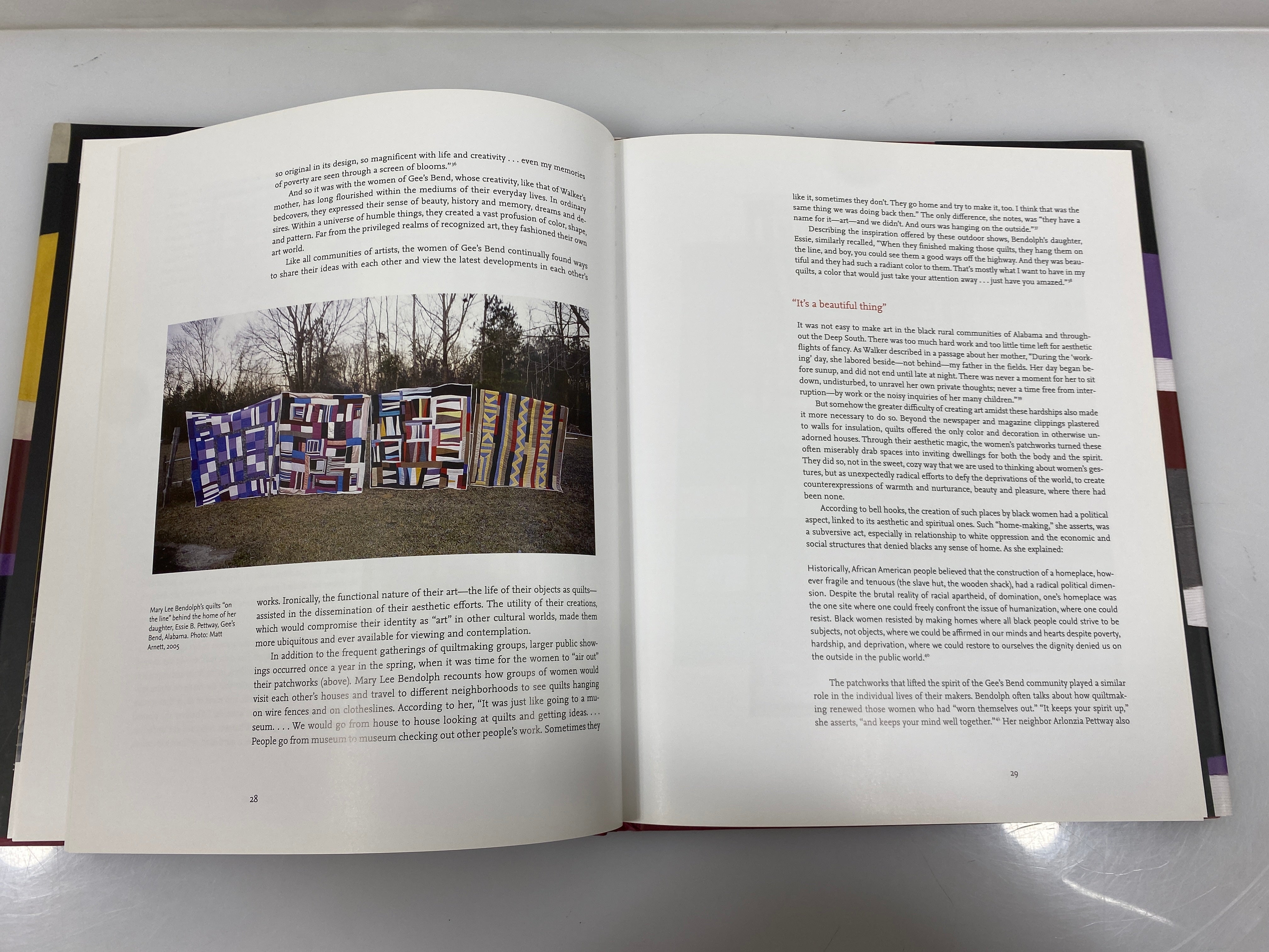 *Signed* Mary Lee Bendolph, Gee's Bend Quilts, and Beyond 2006 HCDJ