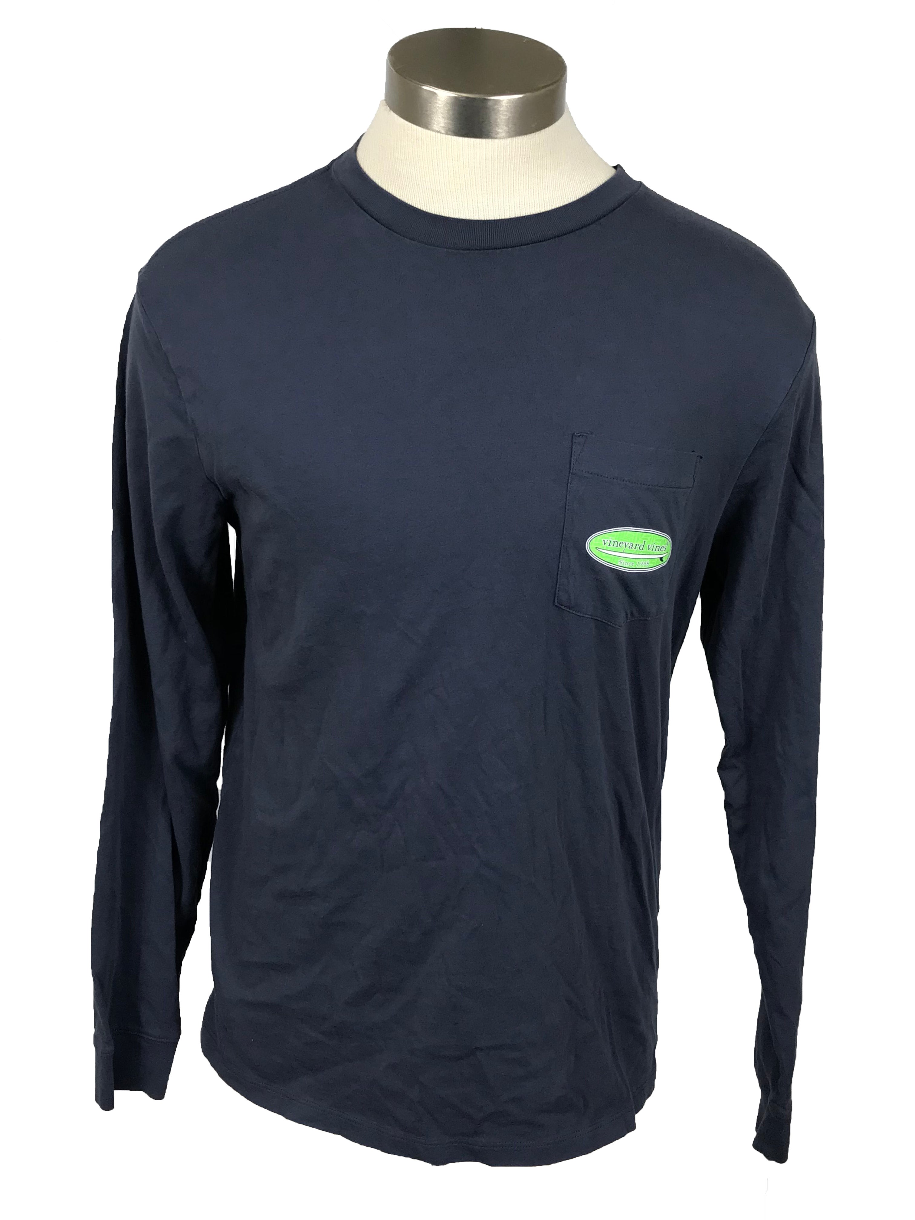 Vineyard Vines Blue Long-Sleeve T-Shirt Men's Size S – MSU Surplus Store