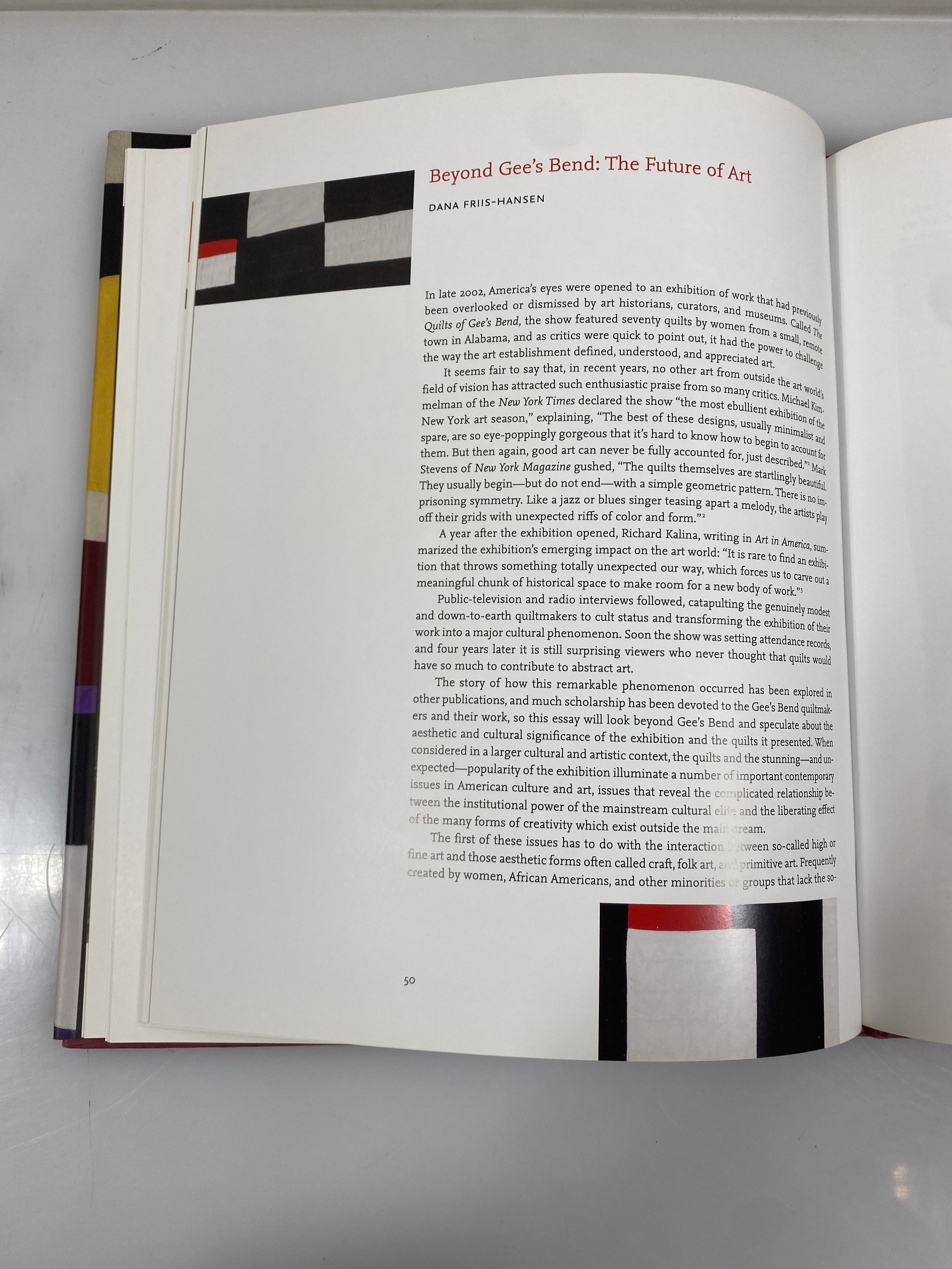 *Signed* Mary Lee Bendolph, Gee's Bend Quilts, and Beyond 2006 HCDJ